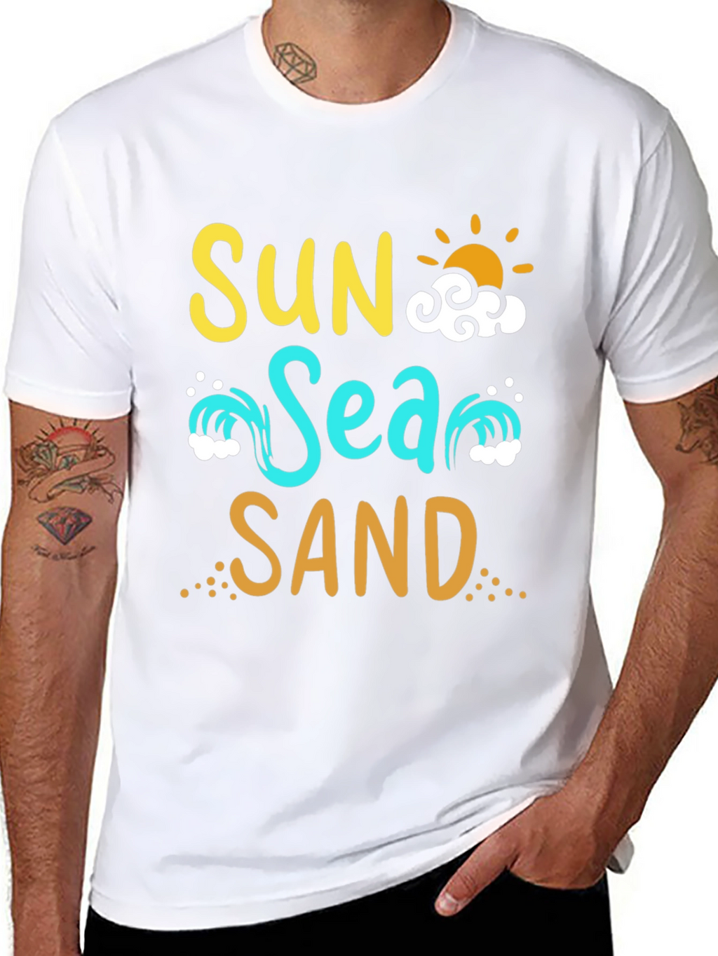 Sun Sea Sand Graphic T-Shirt