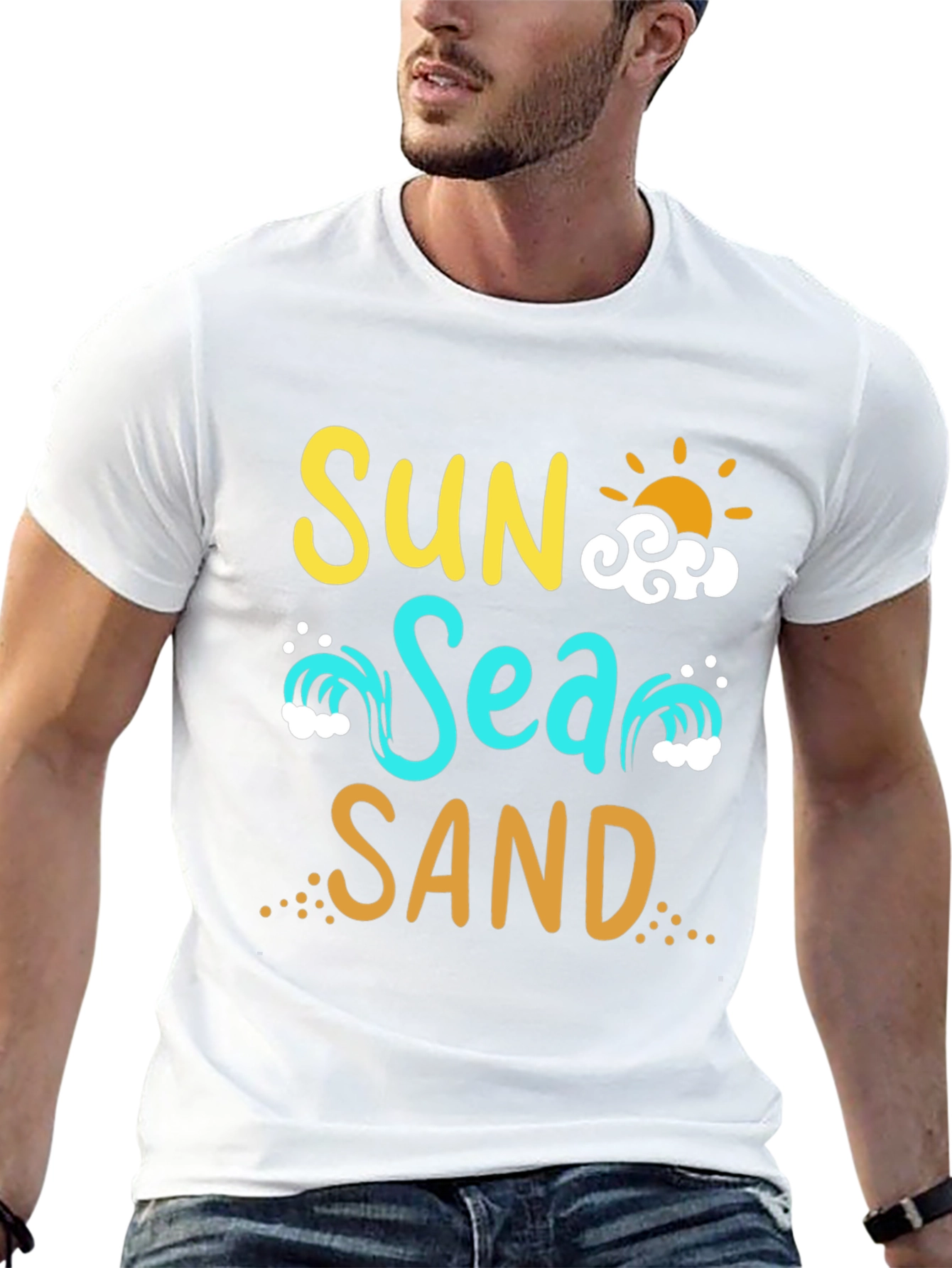 Sun Sea Sand Graphic T-Shirt
