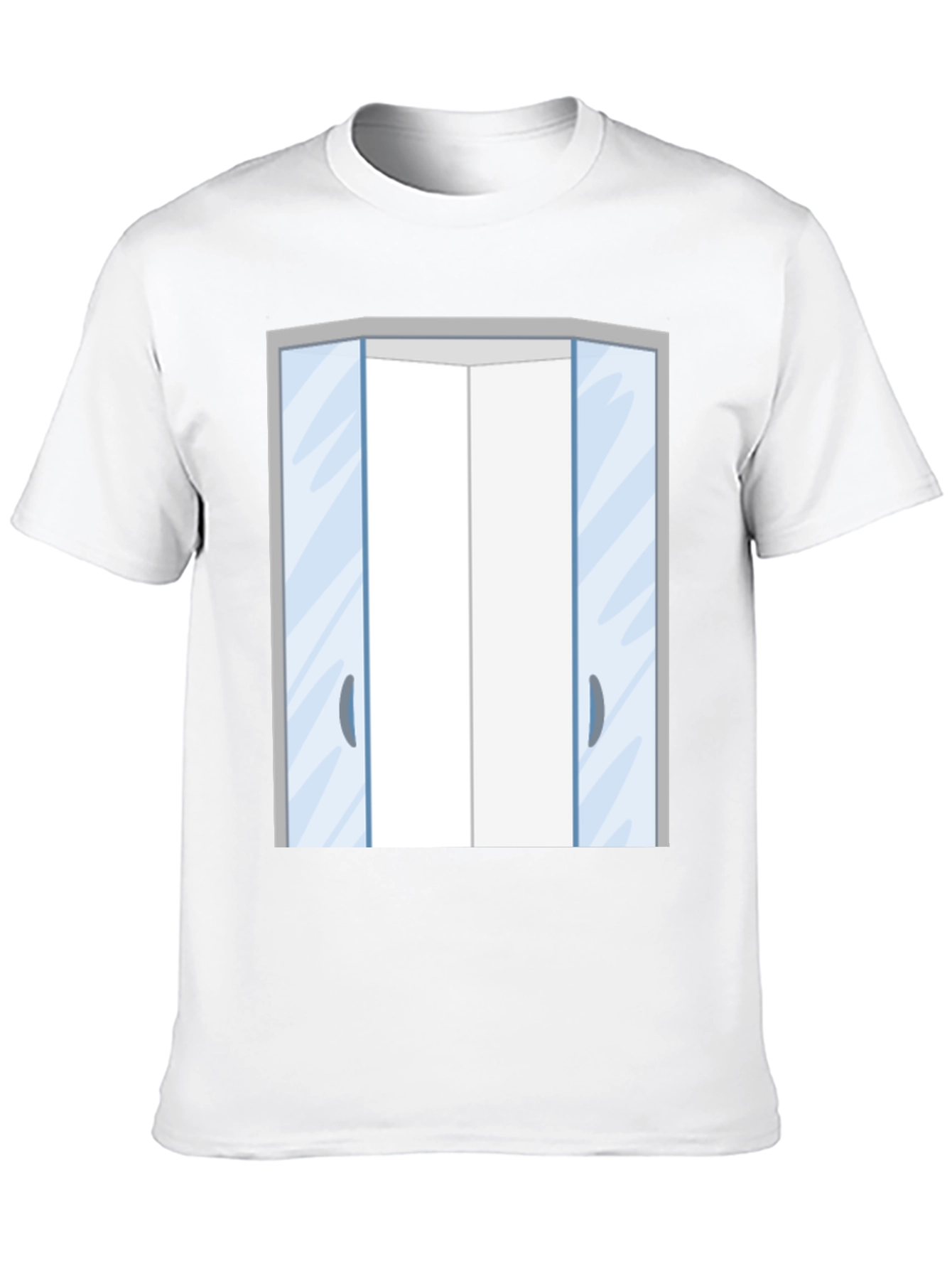 Elevator Doors Graphic T-Shirt - Black