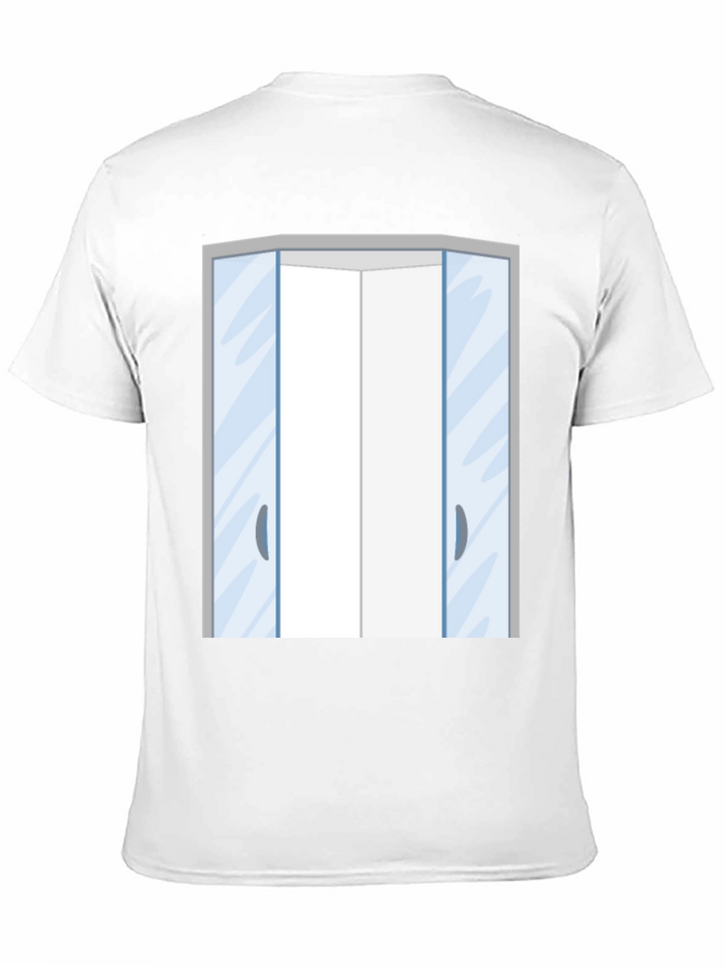 Elevator Doors Graphic T-Shirt - Black