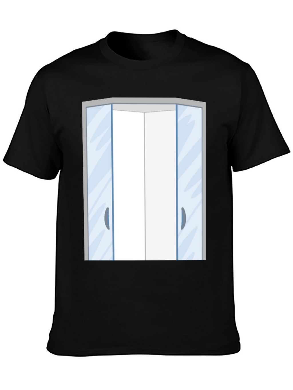 Elevator Doors Graphic T-Shirt - Black