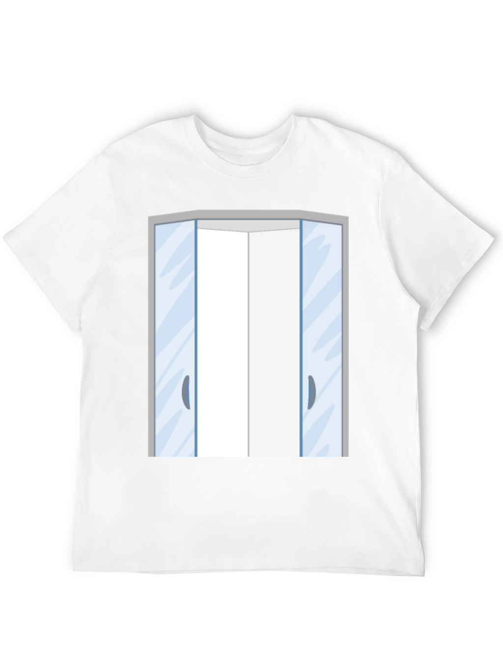 Elevator Doors Graphic T-Shirt - Black