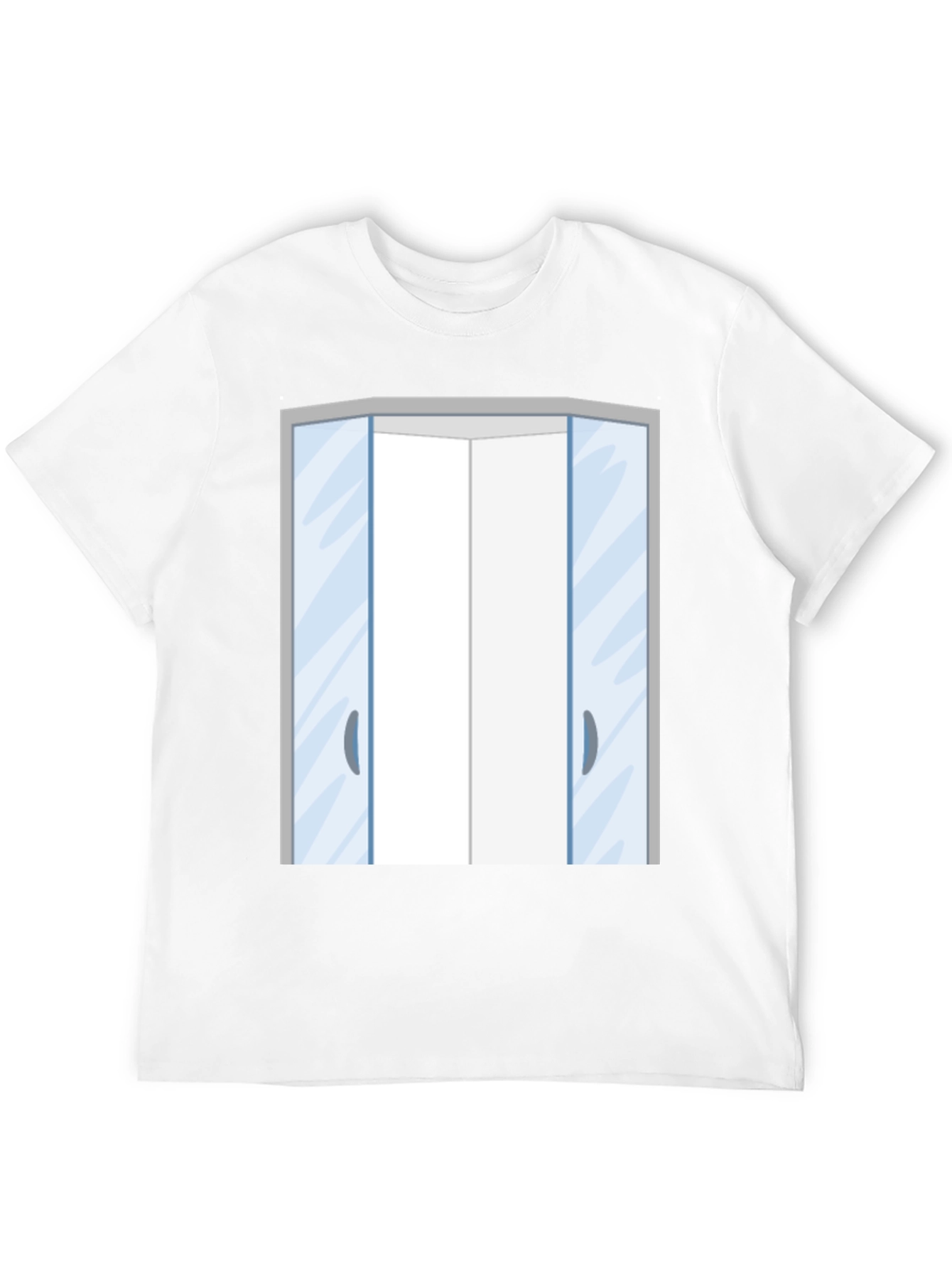 Elevator Doors Graphic T-Shirt - Black