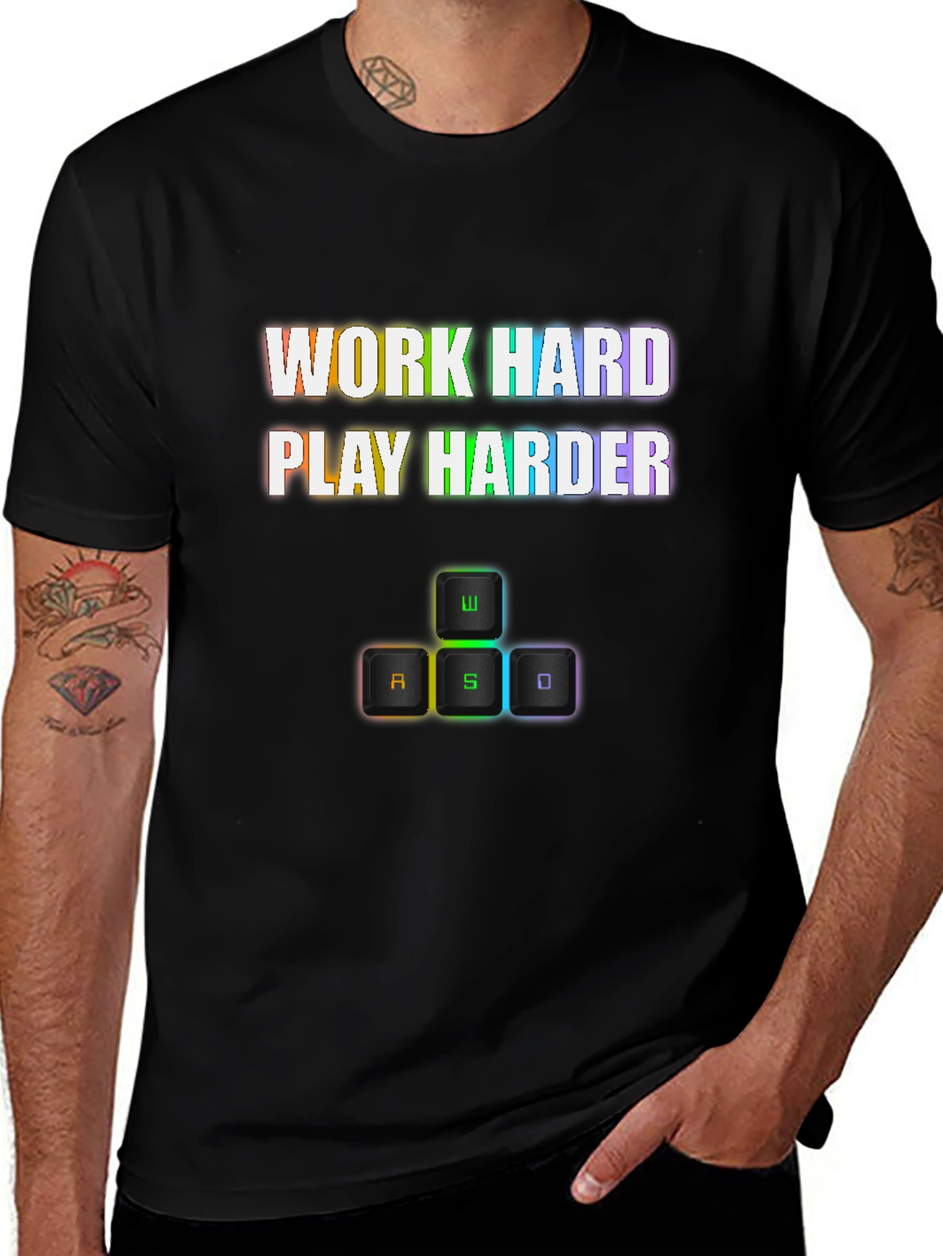 Work Hard Play Harder Graphic Tee