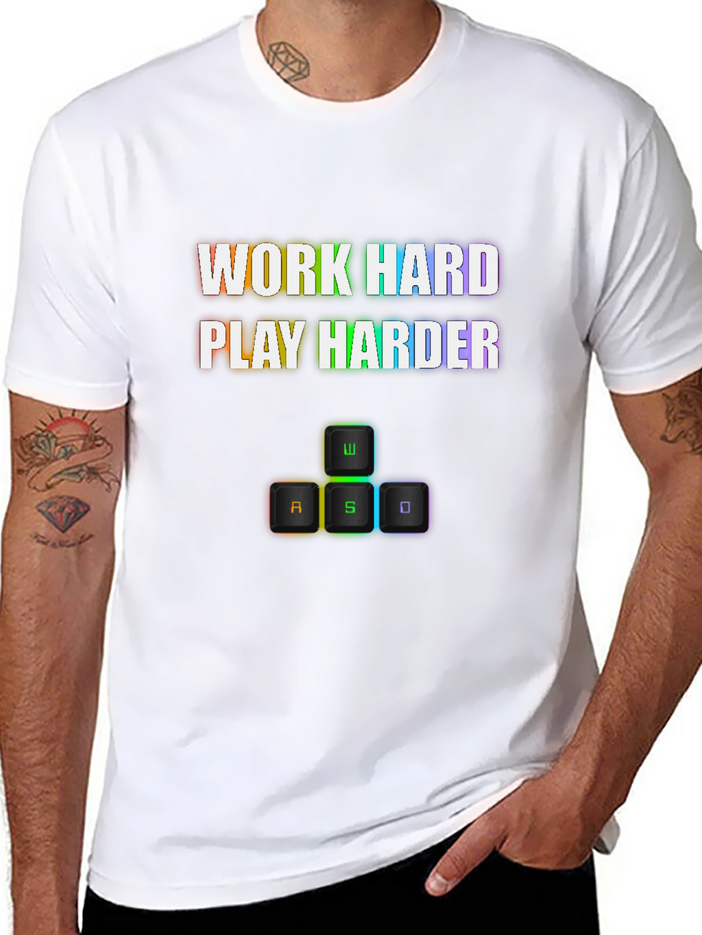 Work Hard Play Harder Graphic Tee