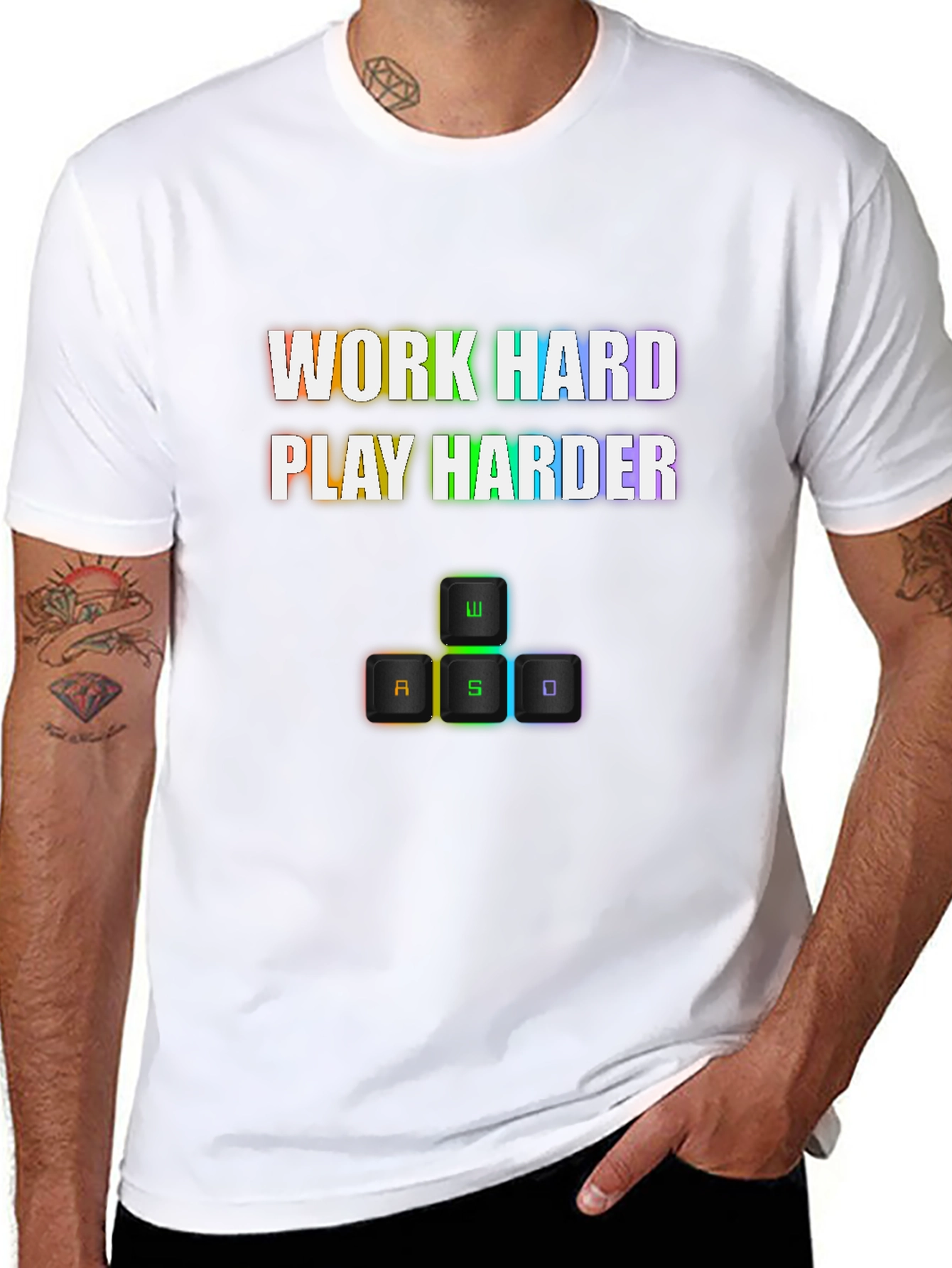 Work Hard Play Harder Graphic Tee