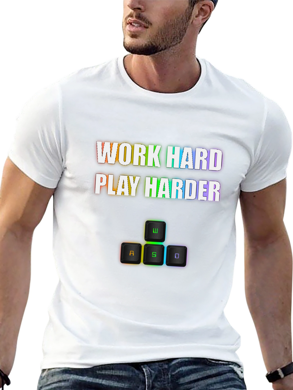 Work Hard Play Harder Graphic Tee