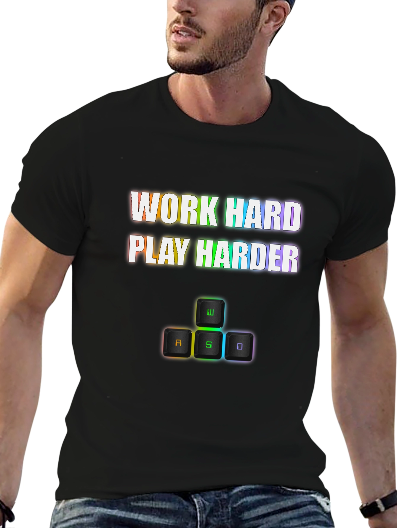 Work Hard Play Harder Graphic Tee
