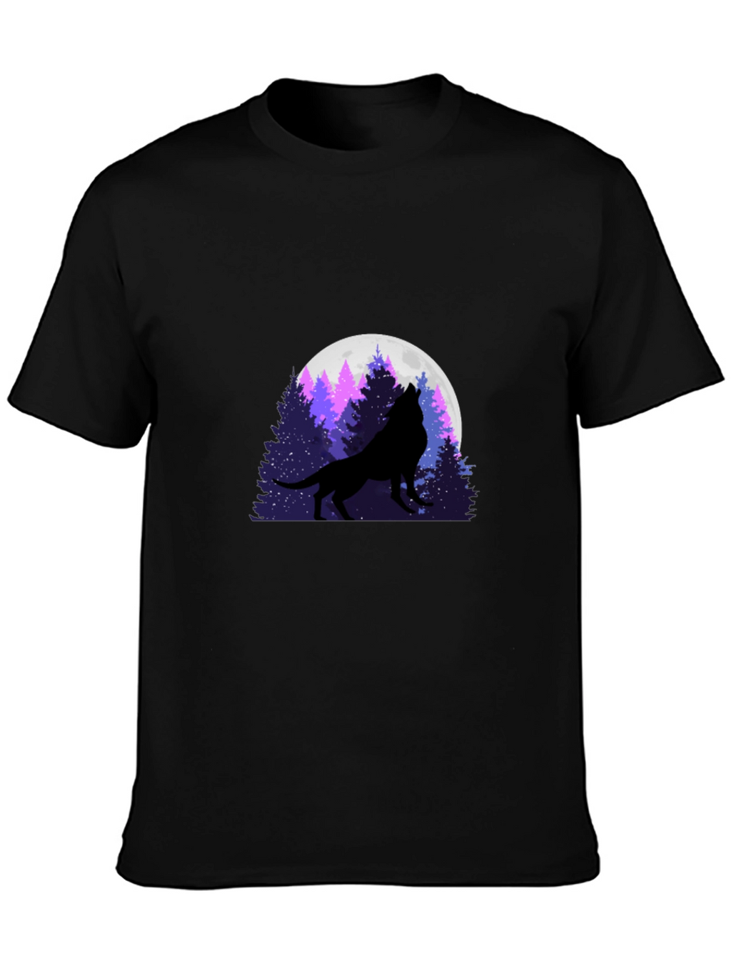 Wolf Moon Silhouette T-Shirt