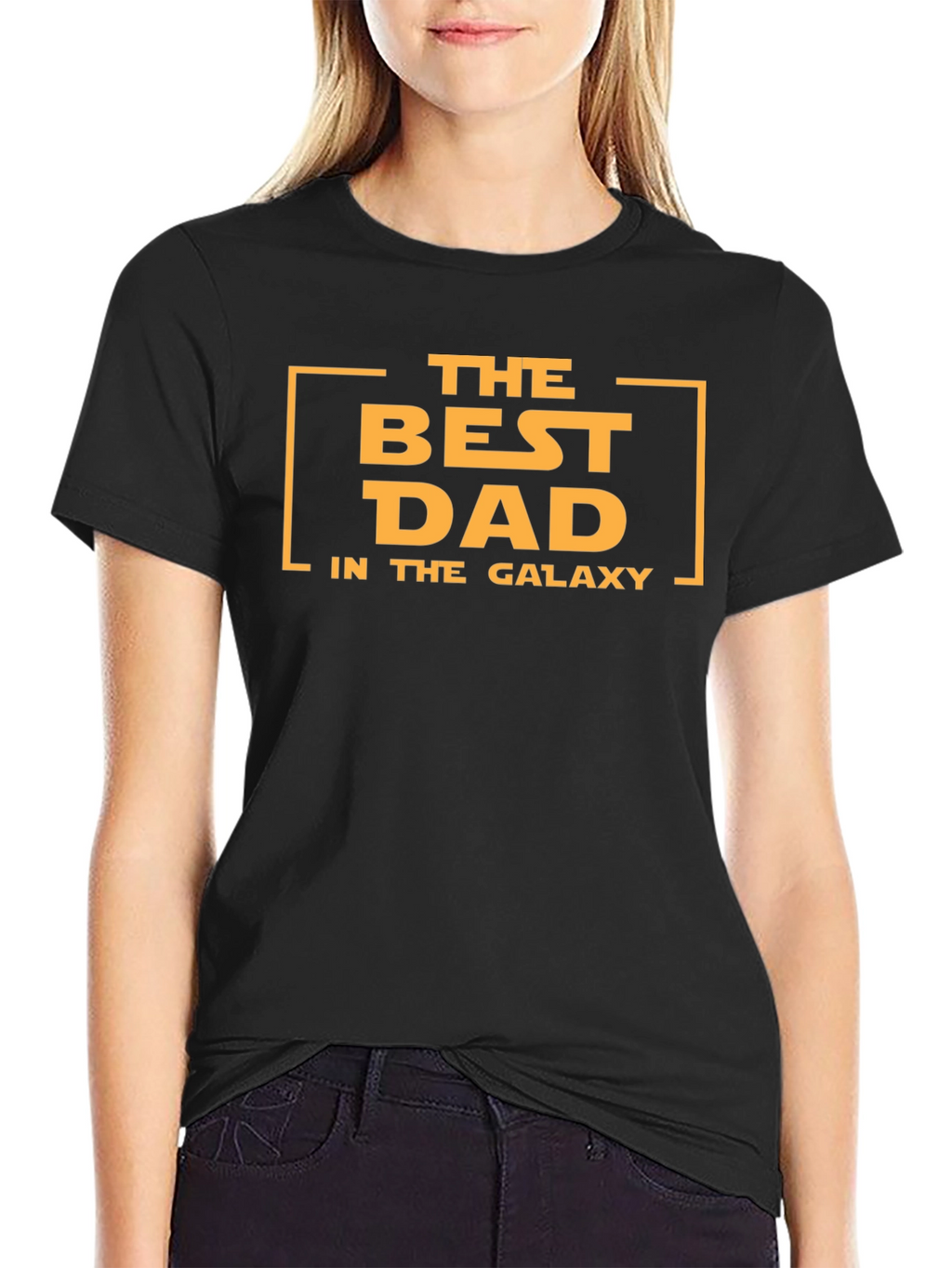 Best Dad in the Galaxy T-Shirt - Black