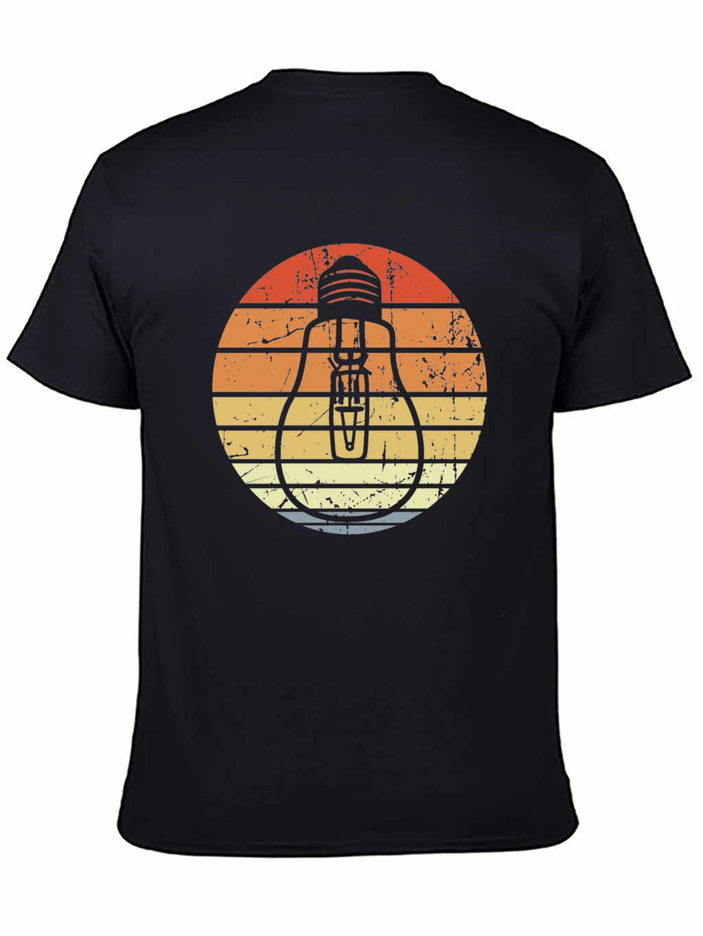 Retro Light Bulb Graphic Tee