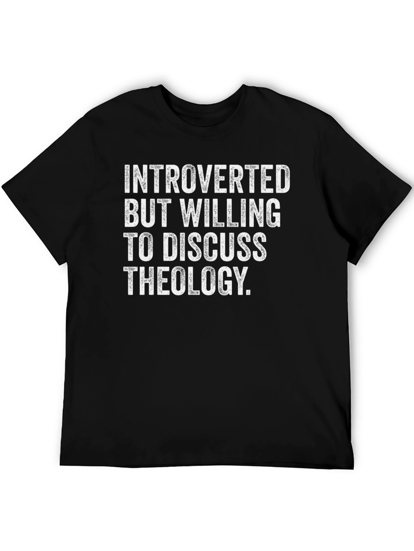 Introverted Theology T-Shirt - Discuss Beliefs!
