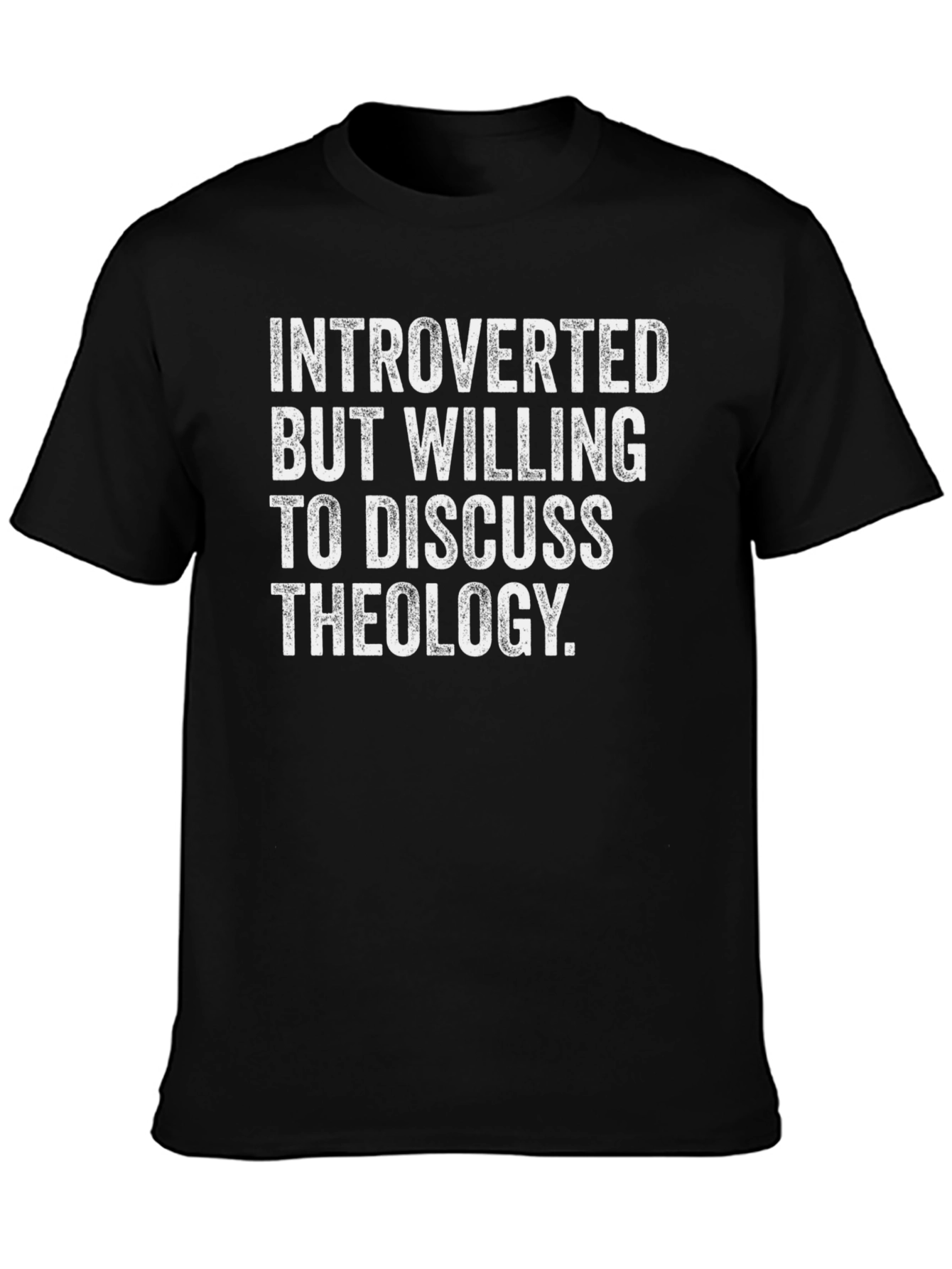Introverted Theology T-Shirt - Discuss Beliefs!