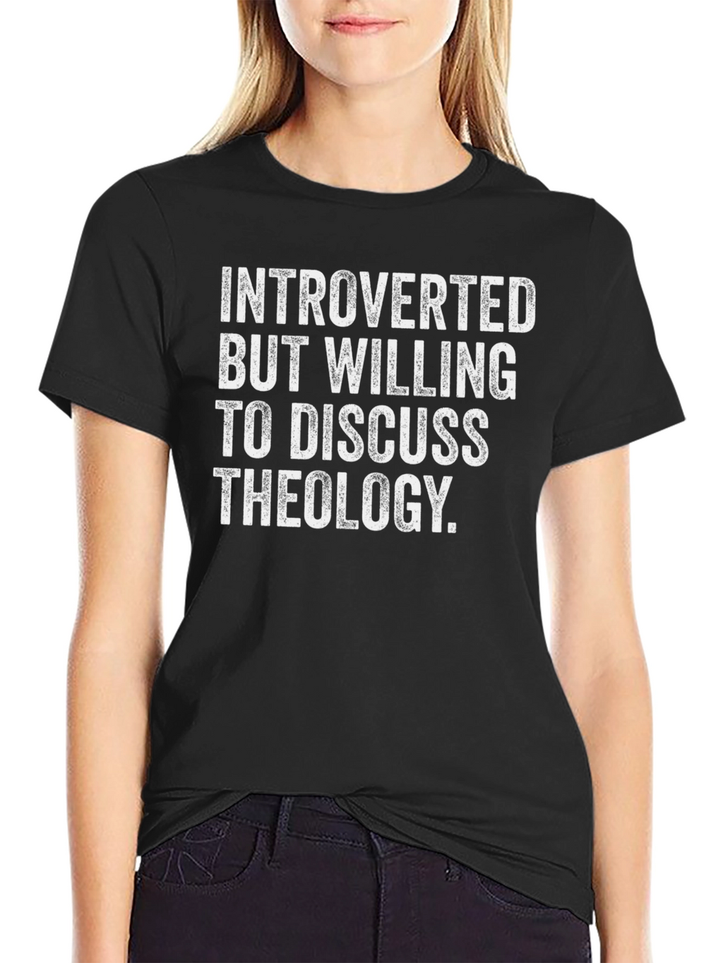 Introverted Theology T-Shirt - Discuss Beliefs!