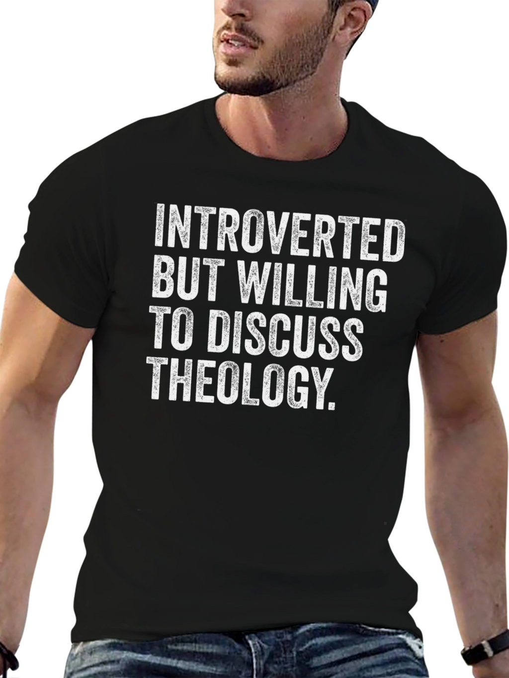 Introverted Theology T-Shirt - Discuss Beliefs!