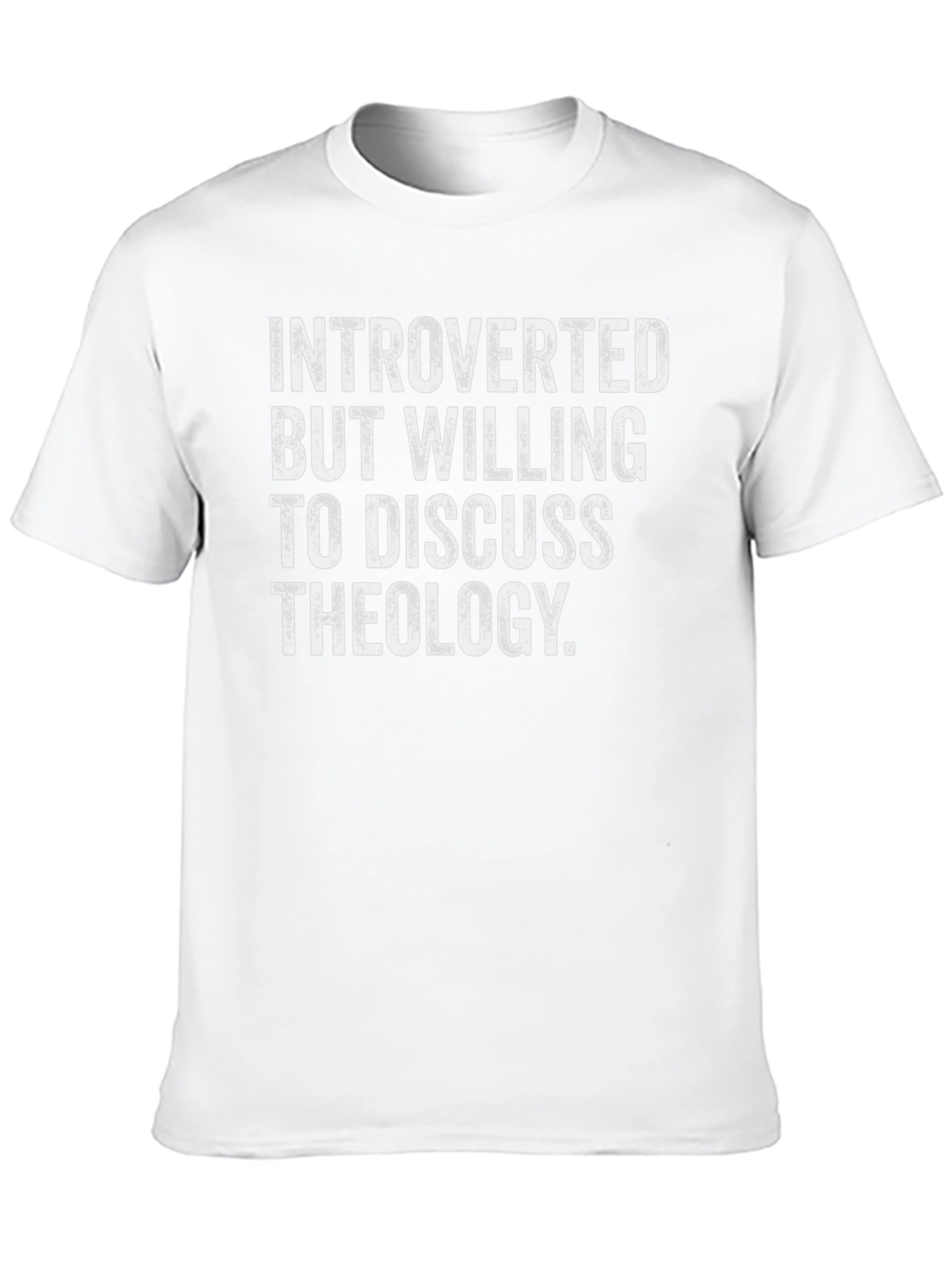 Introverted Theology T-Shirt - Discuss Beliefs!