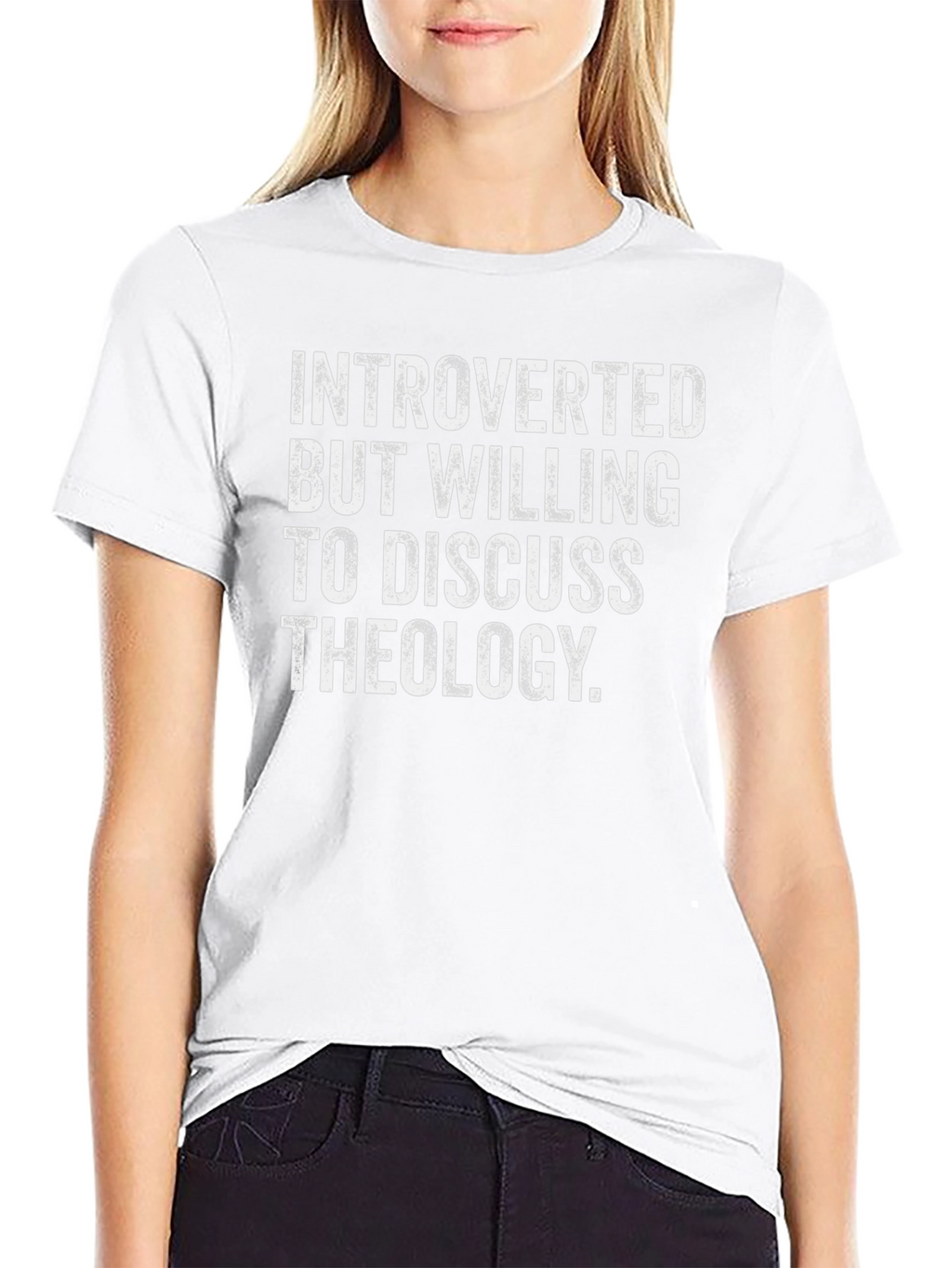 Introverted Theology T-Shirt - Discuss Beliefs!