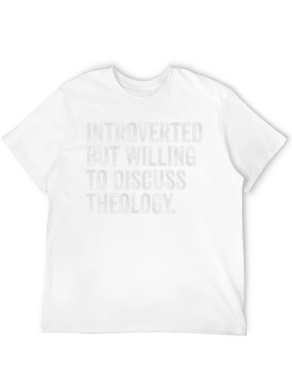 Introverted Theology T-Shirt - Discuss Beliefs!