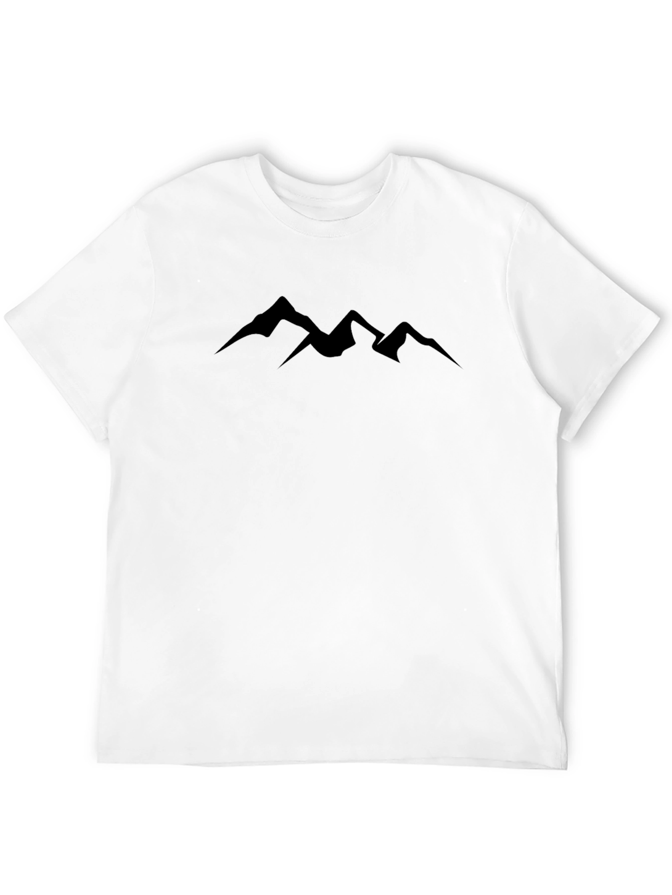 Mountain Silhouette Graphic Tee - Black
