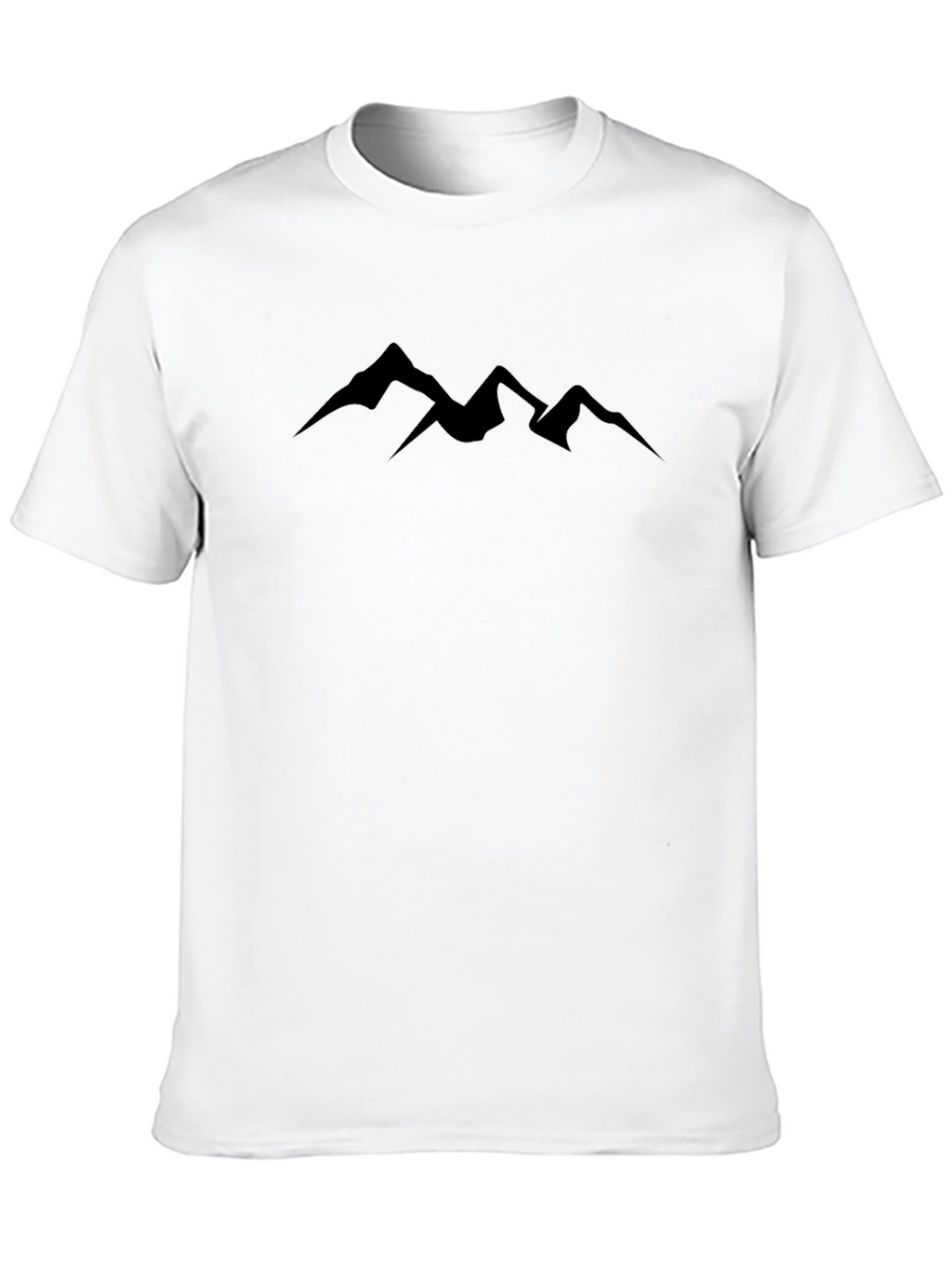 Mountain Silhouette Graphic Tee - Black