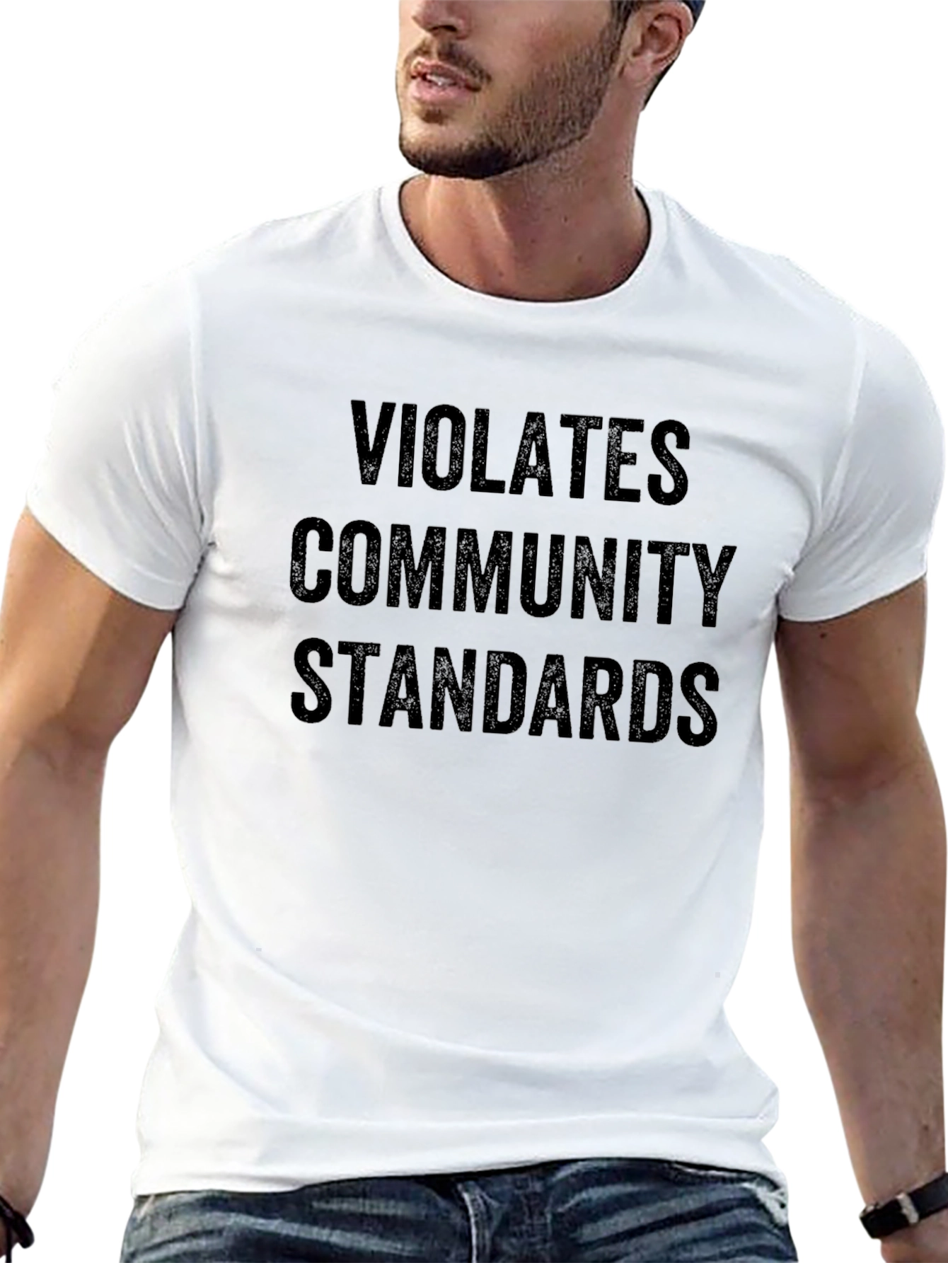 Violates Community Standards Graphic Tee