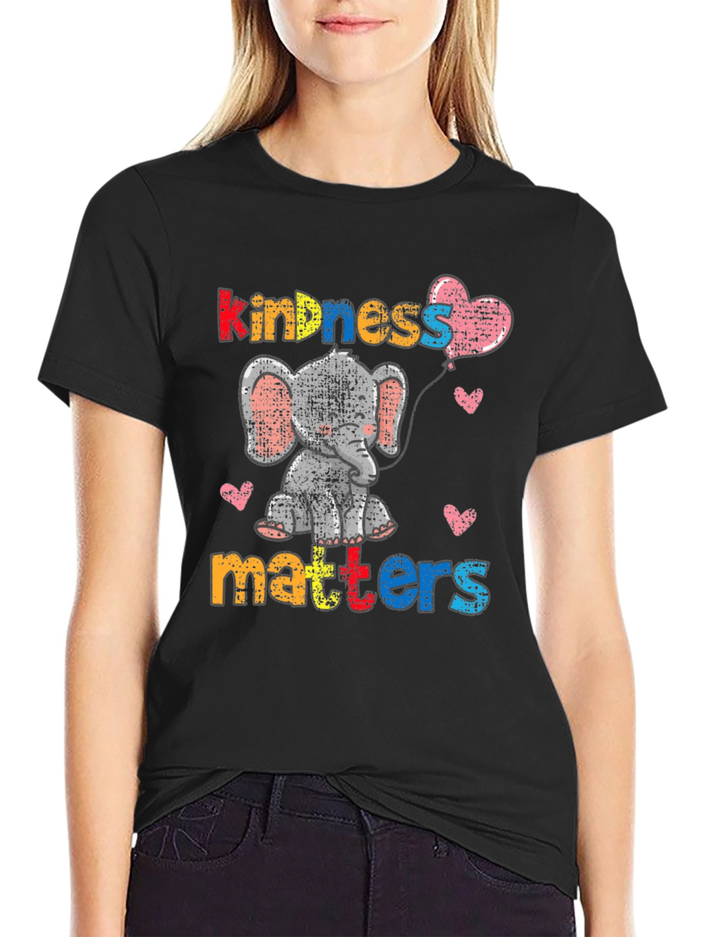 Kindness Matters Elephant Graphic Tee