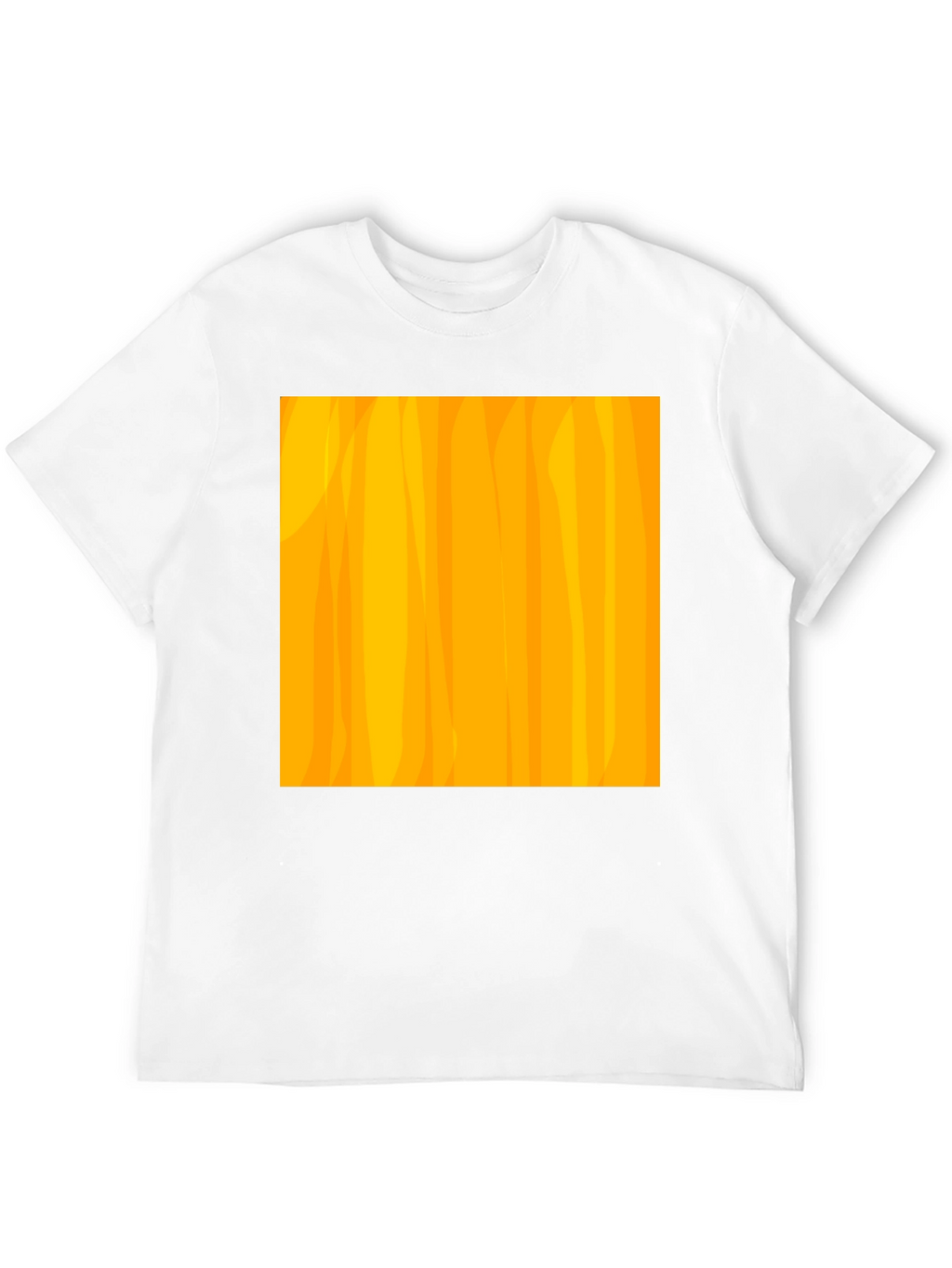 Modern Abstract Pattern Black T-Shirt
