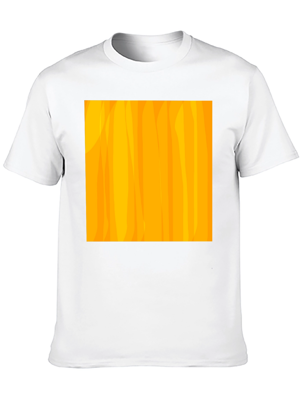 Modern Abstract Pattern Black T-Shirt