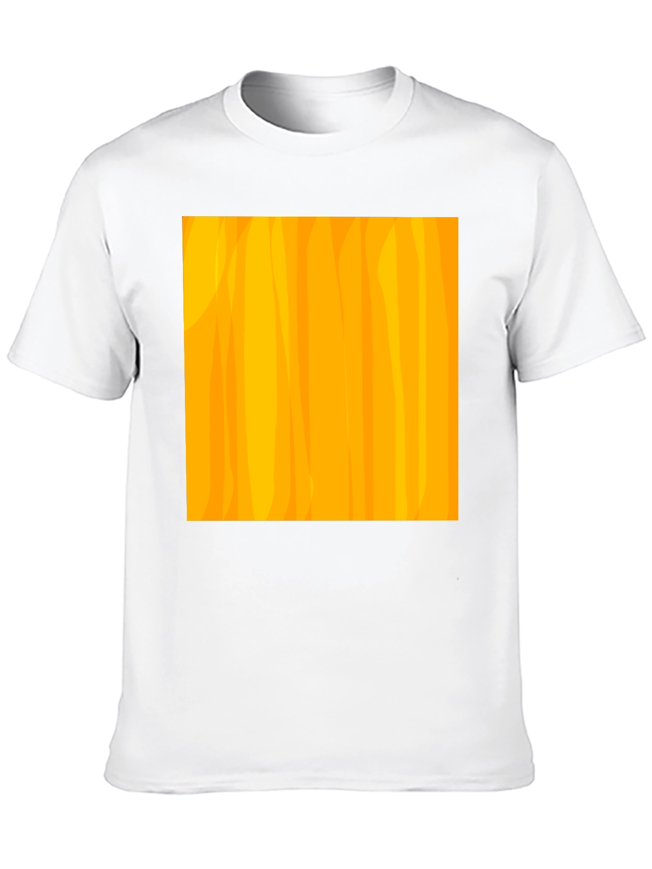 Modern Abstract Pattern Black T-Shirt