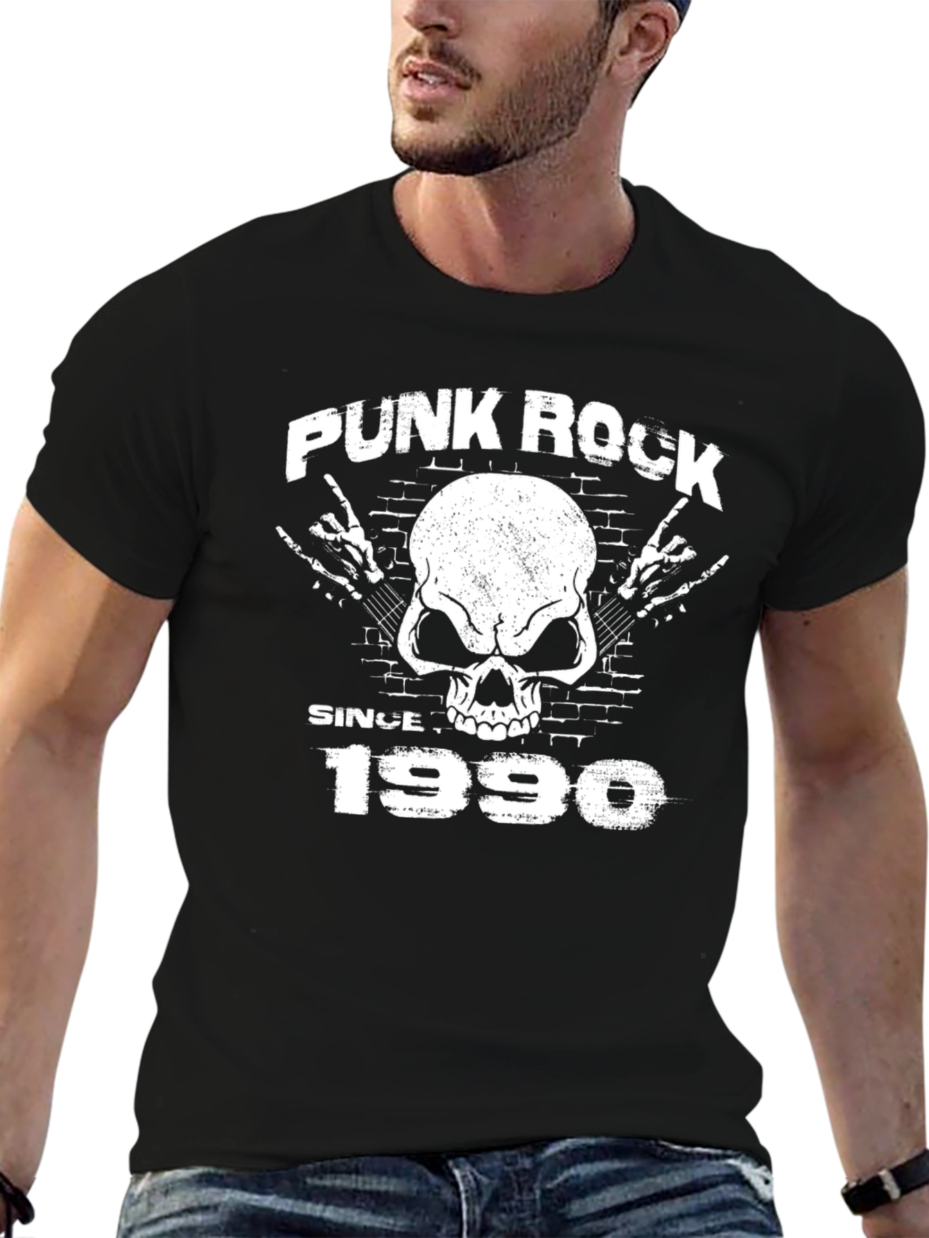 Punk Rock Since 1990 Black T-Shirt