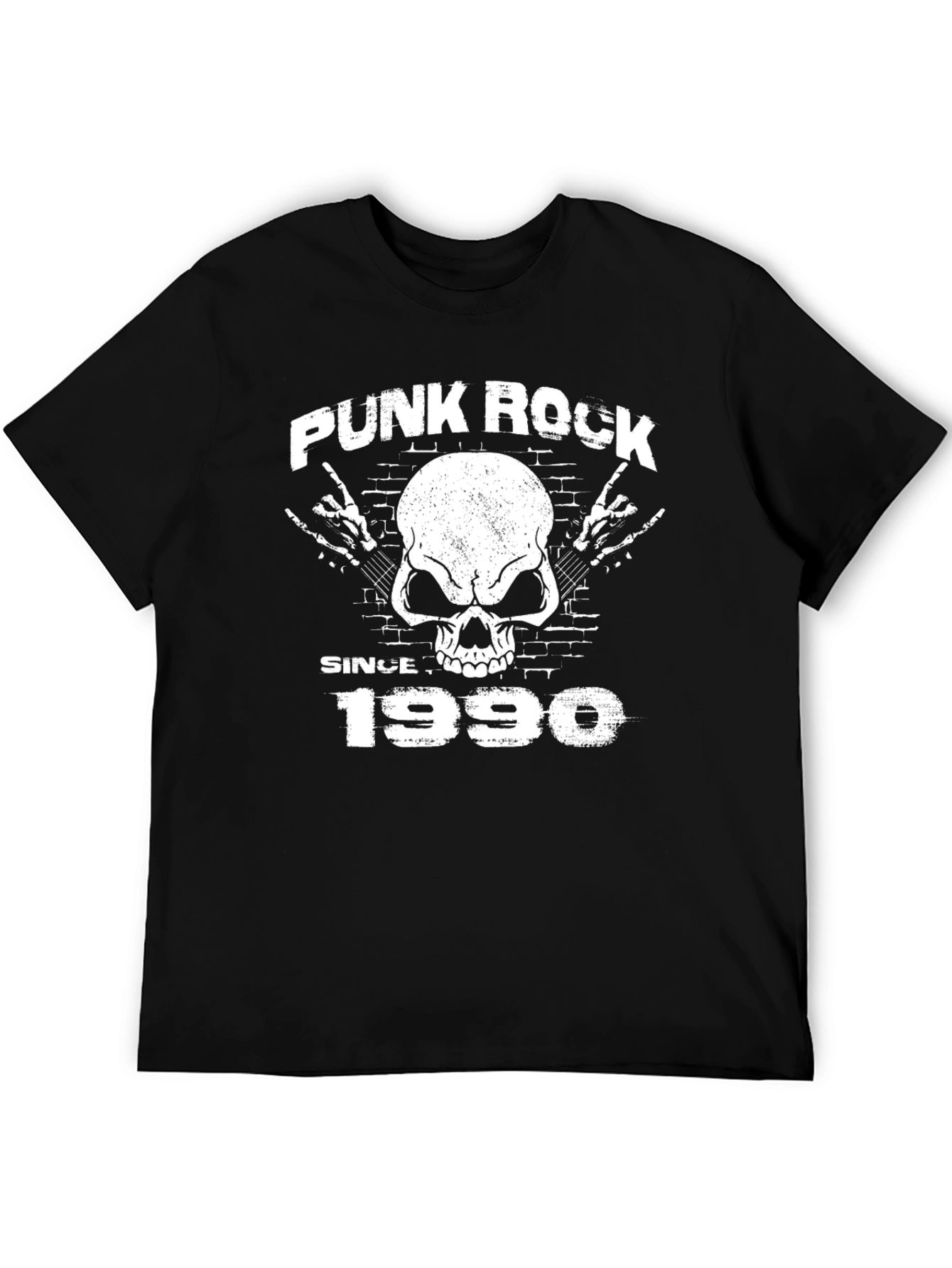 Punk Rock Since 1990 Black T-Shirt