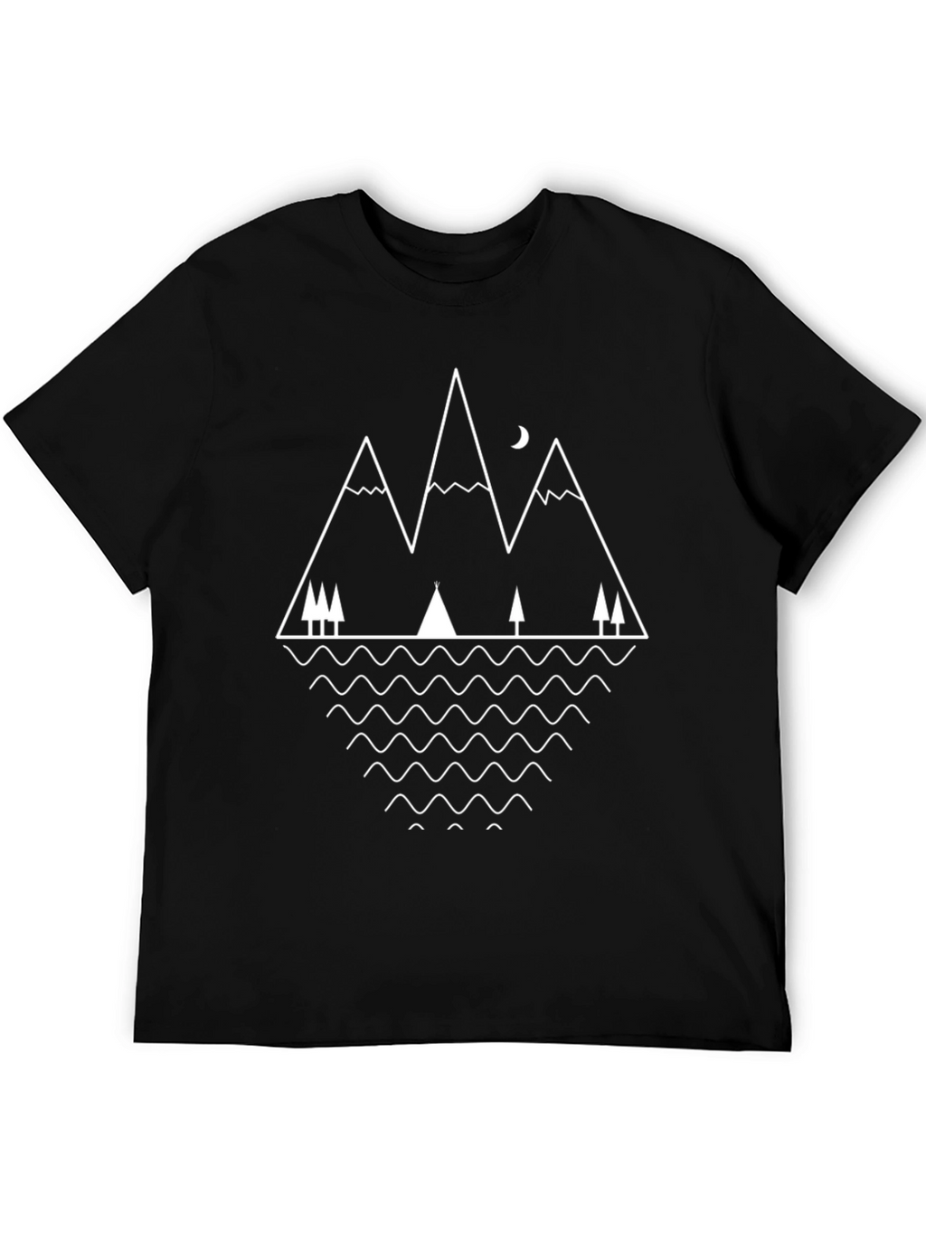 Geometric Mountain Graphic Tee - Adventure Ready