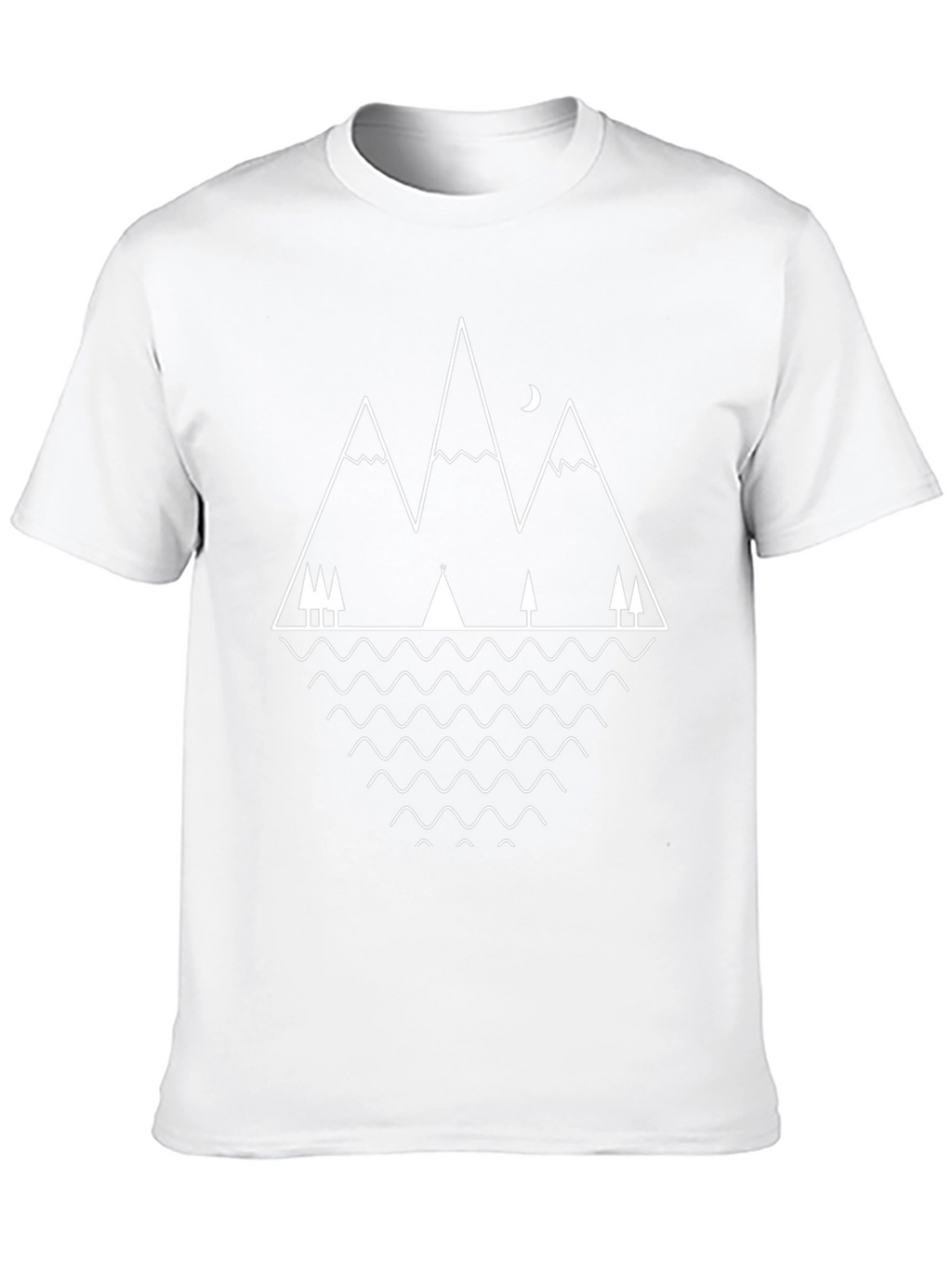 Geometric Mountain Graphic Tee - Adventure Ready