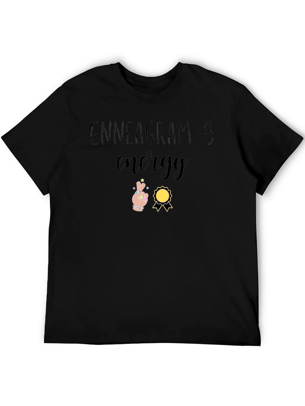 Enneagram 3 Energy T-Shirt - Black Motivational