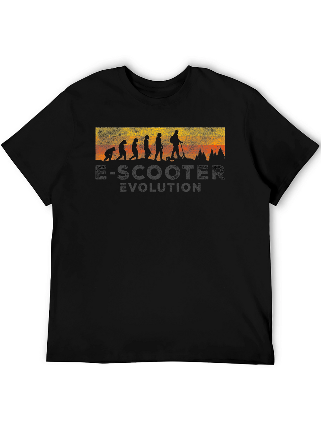 E-Scooter Evolution Graphic T-Shirt