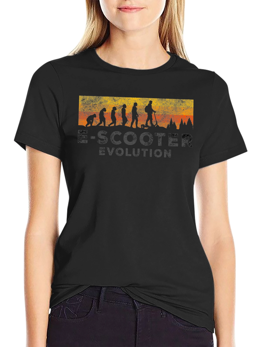 E-Scooter Evolution Graphic T-Shirt