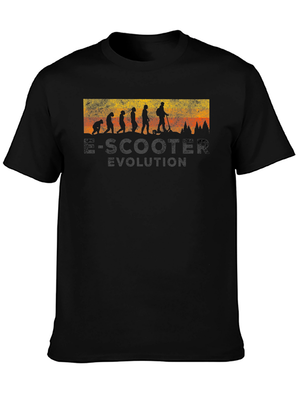 E-Scooter Evolution Graphic T-Shirt