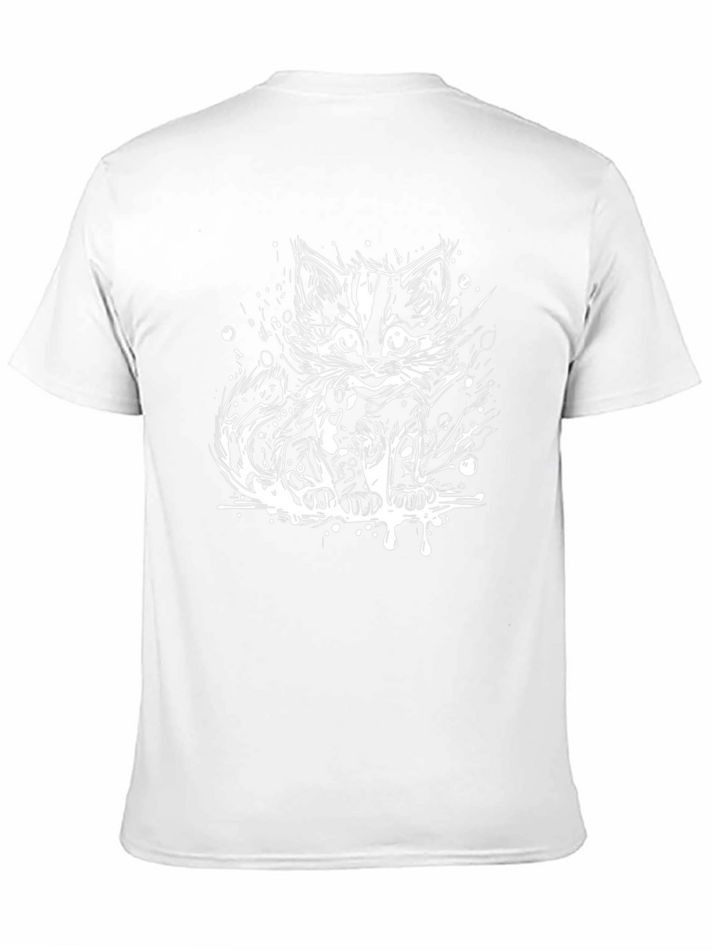 Cool Cat Graphic Tee - Modern Black T-Shirt