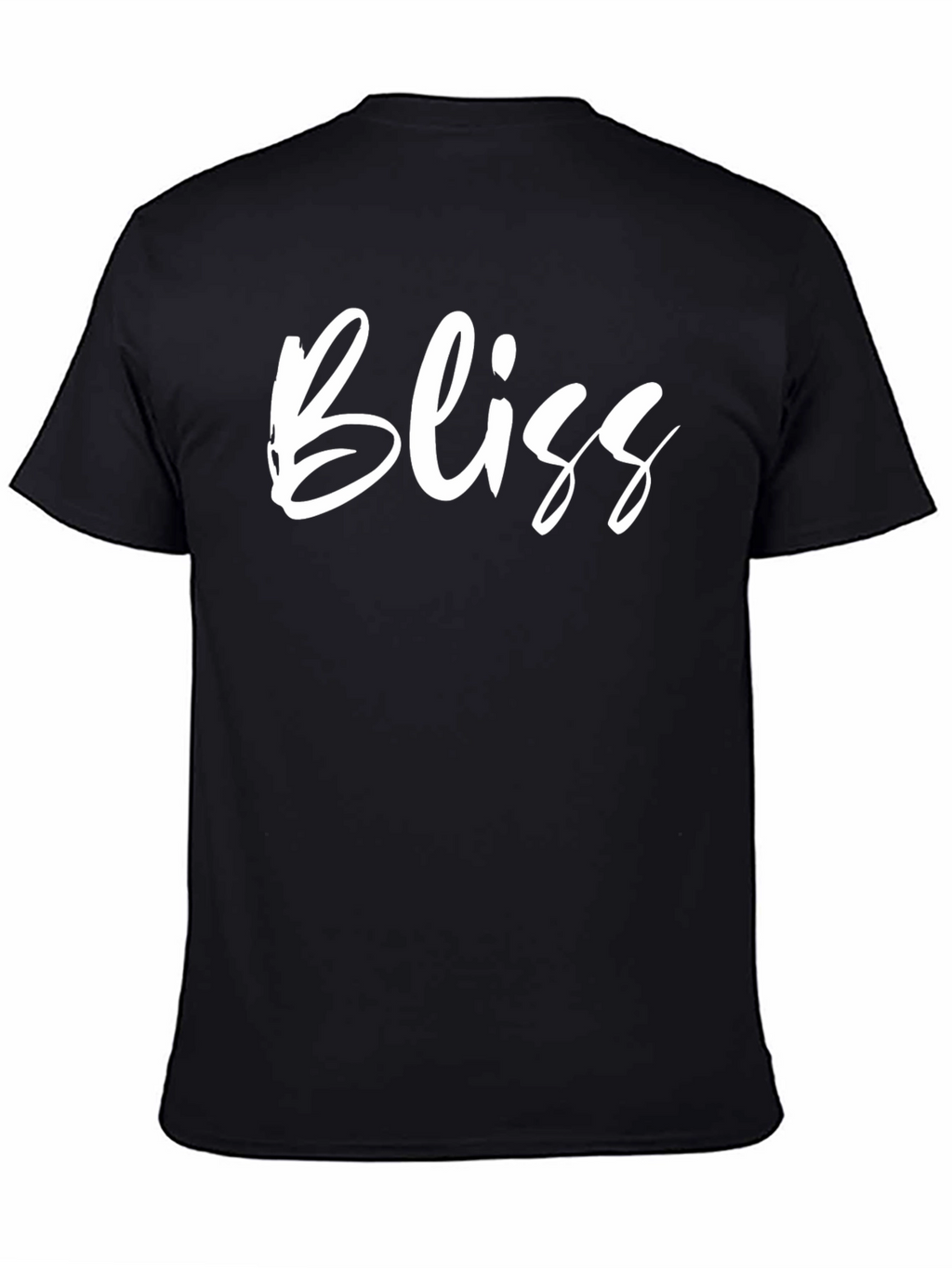 Bliss Graphic Tee - Classic Black Cotton T-Shirt