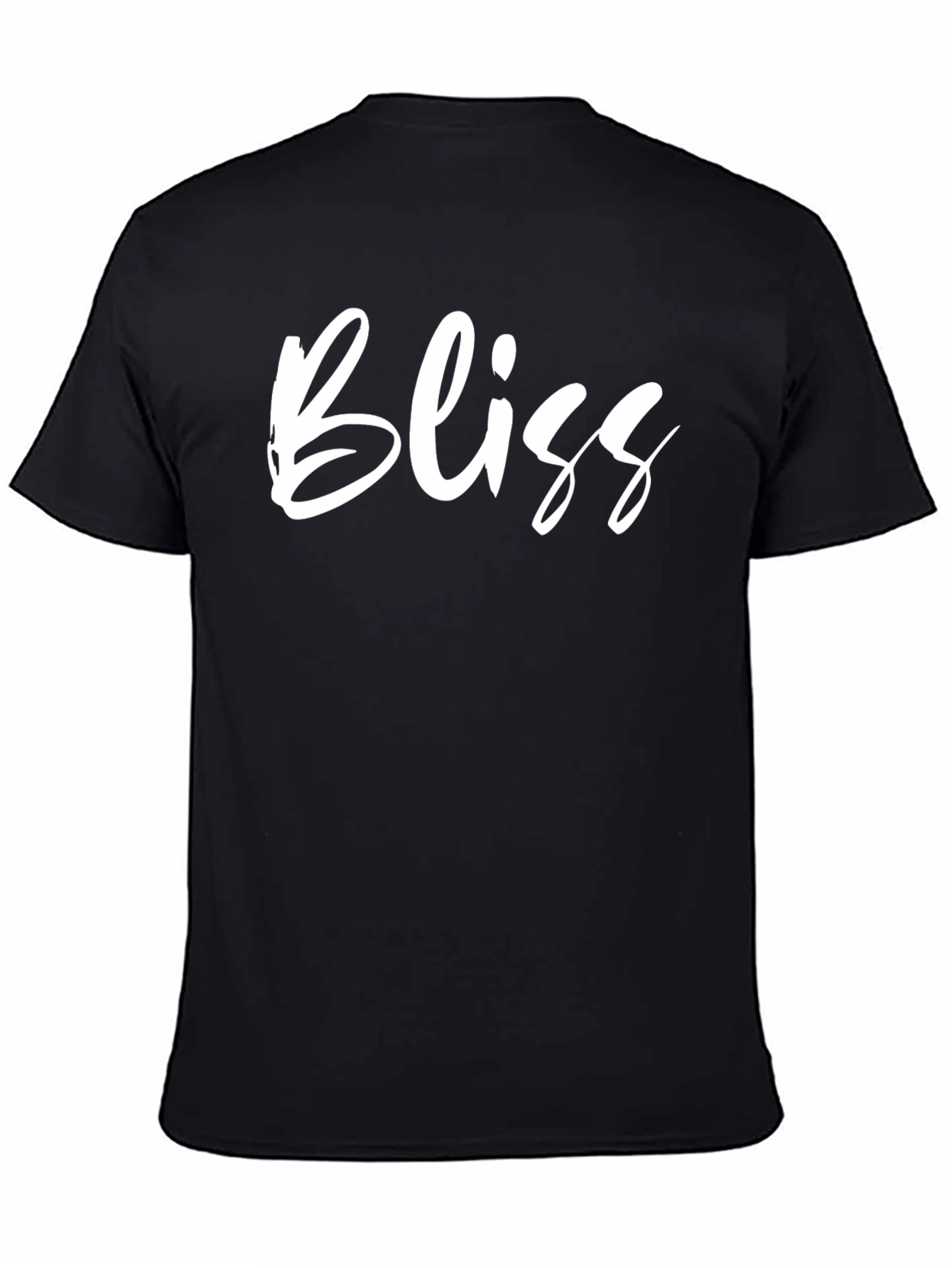 Bliss Graphic Tee - Classic Black Cotton T-Shirt