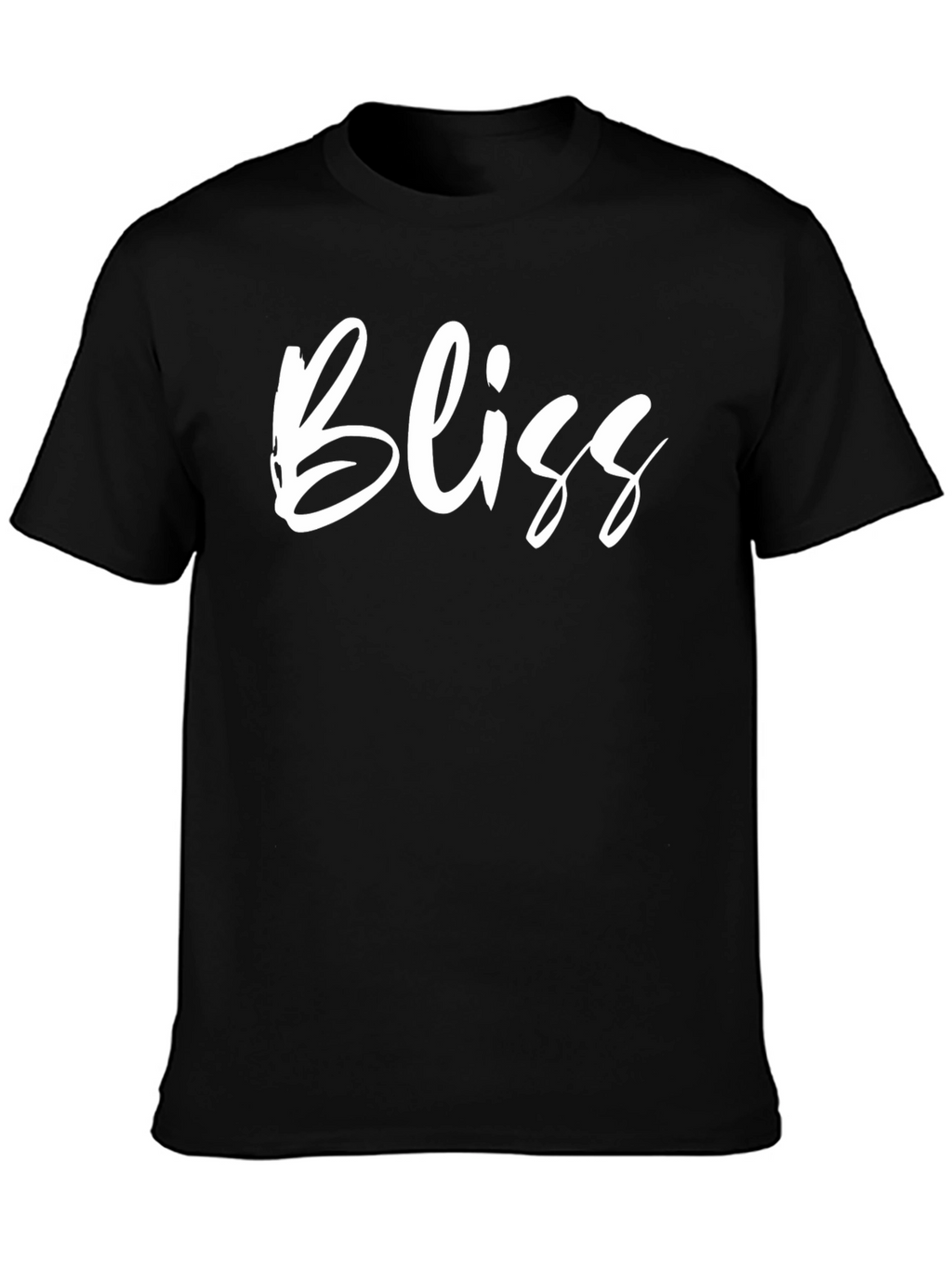 Bliss Graphic Tee - Classic Black Cotton T-Shirt