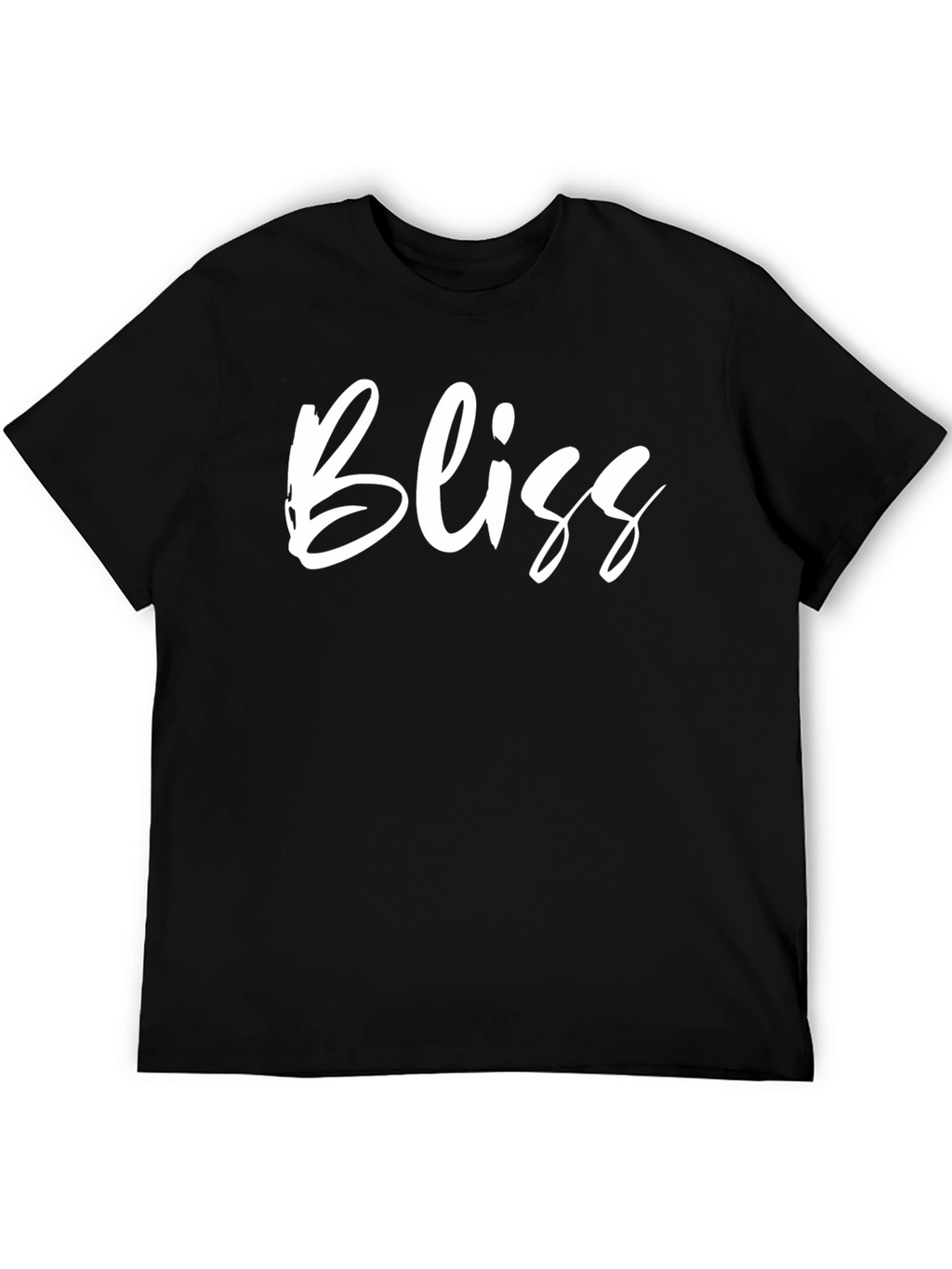 Bliss Graphic Tee - Classic Black Cotton T-Shirt