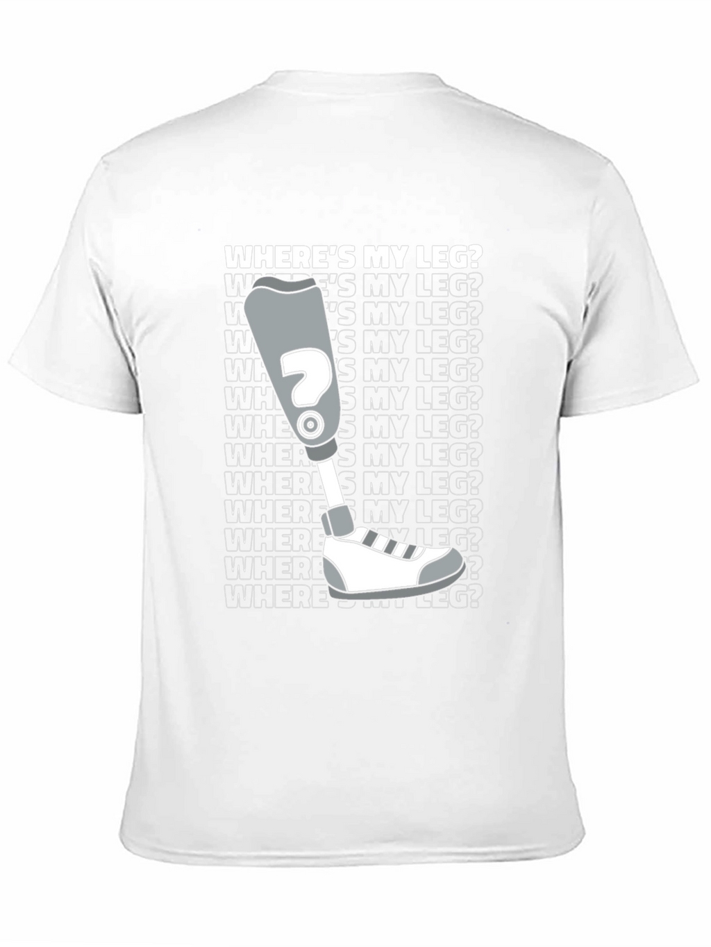 Wheres My Leg? Novelty T-Shirt
