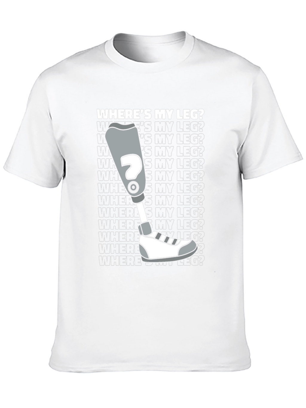 Wheres My Leg? Novelty T-Shirt