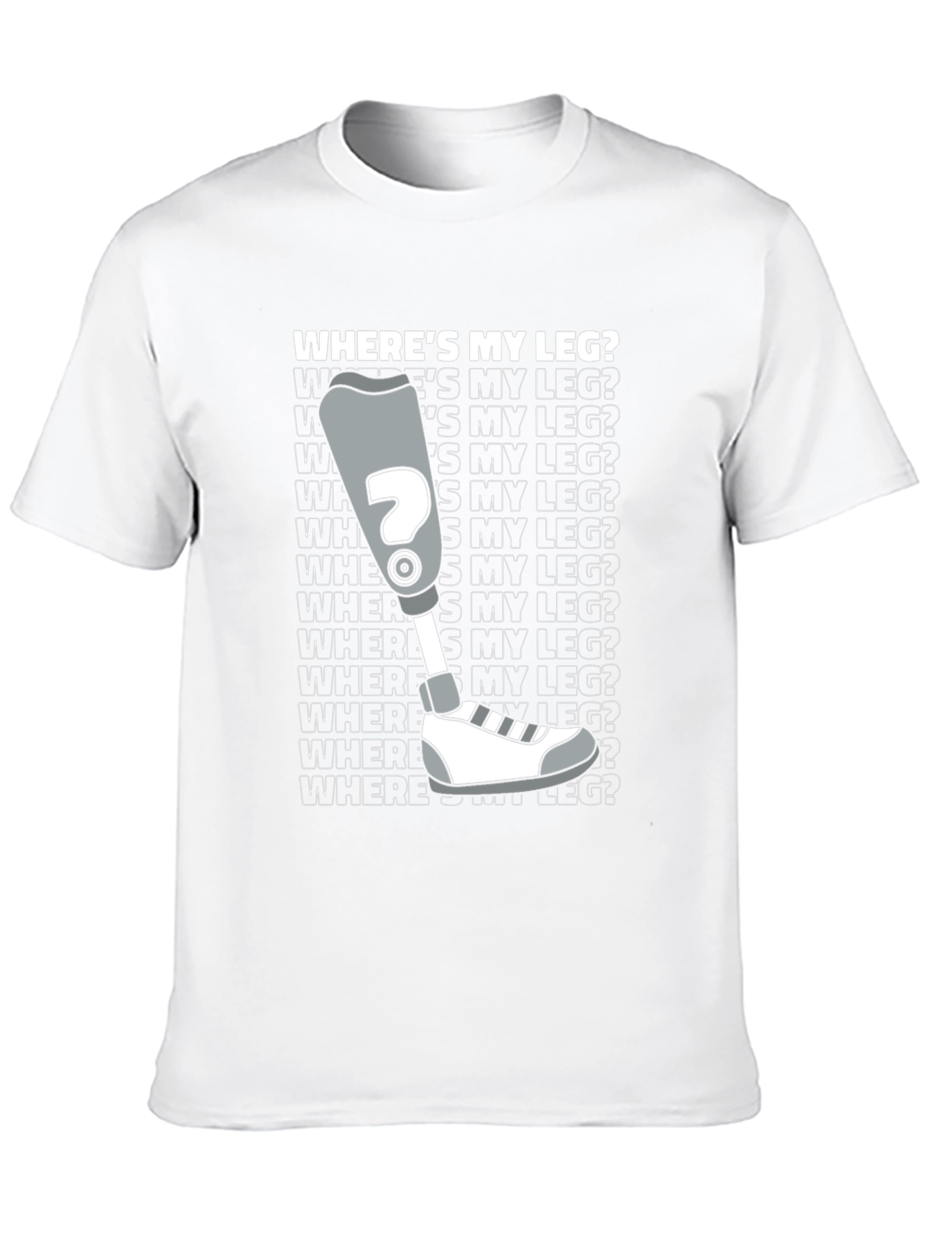 Wheres My Leg? Novelty T-Shirt