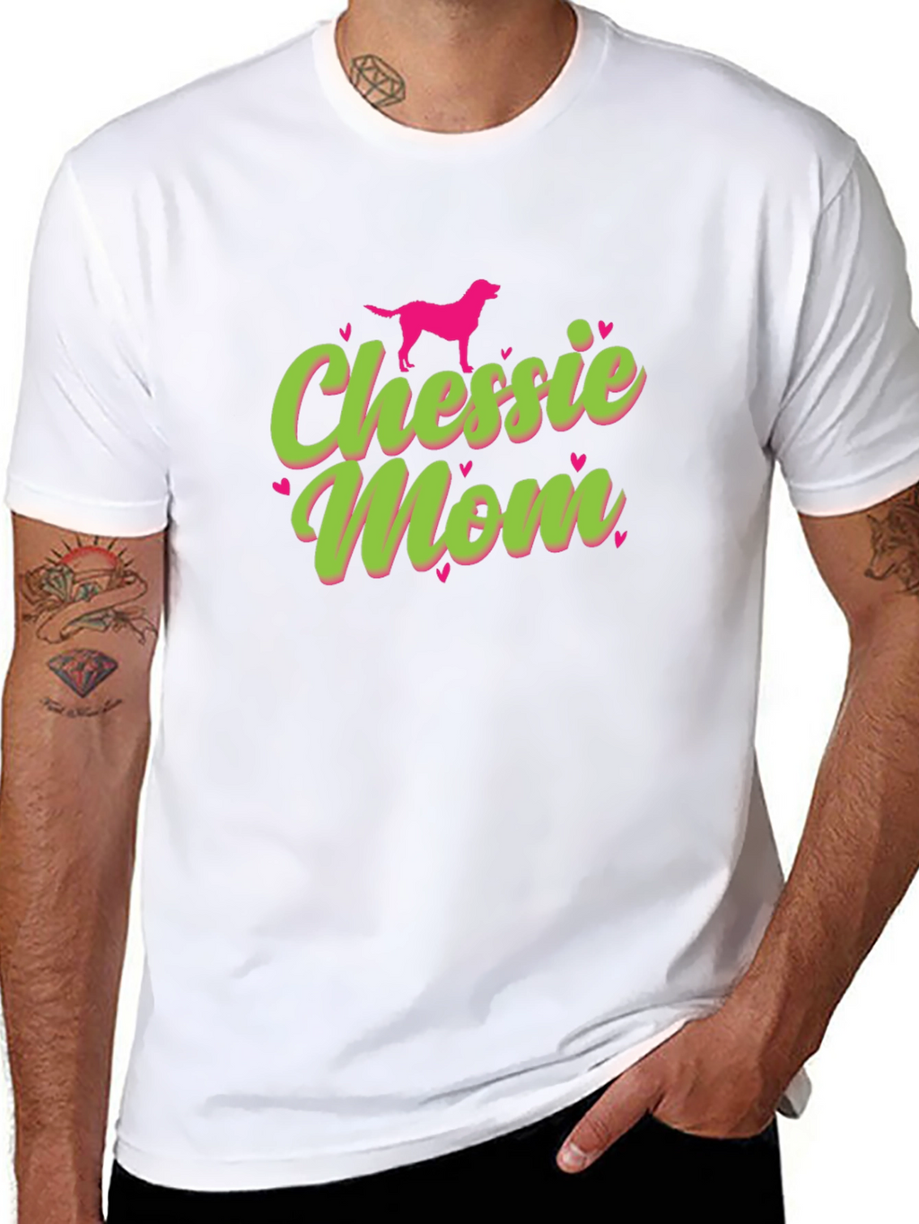 Chessie Mom T-Shirt - Dog Lover Gift