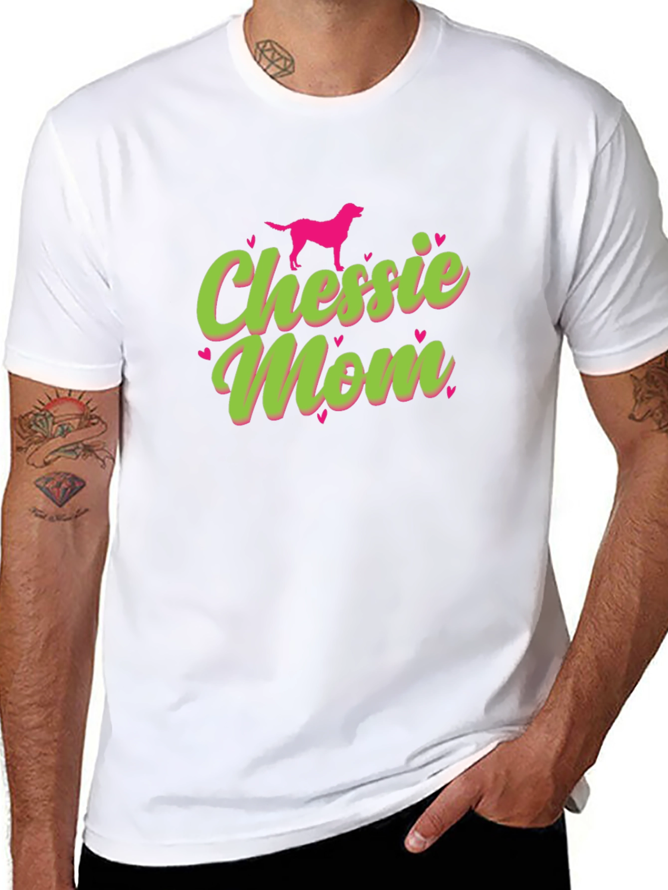 Chessie Mom T-Shirt - Dog Lover Gift
