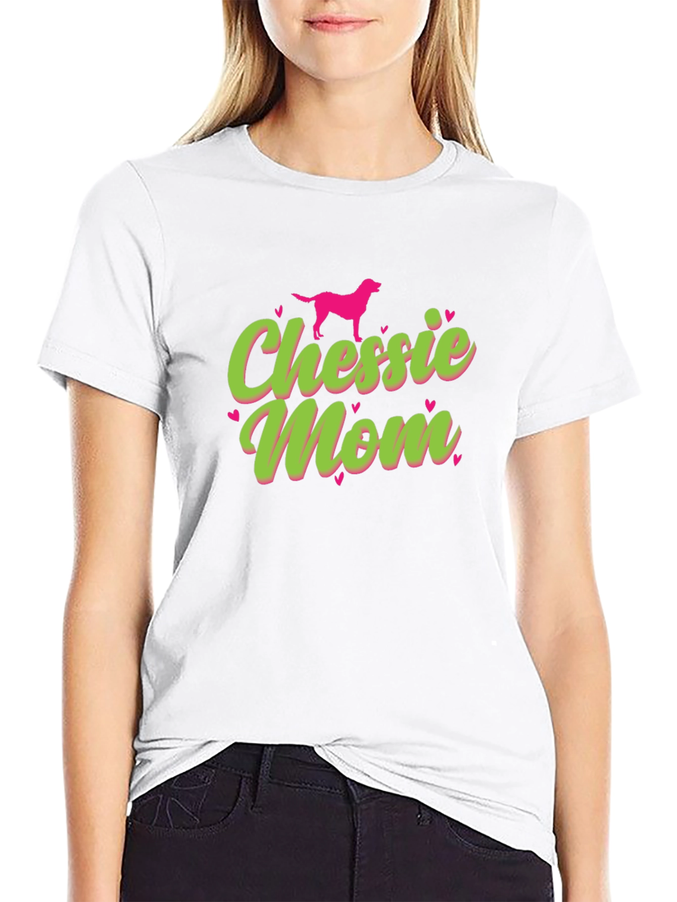 Chessie Mom T-Shirt - Dog Lover Gift