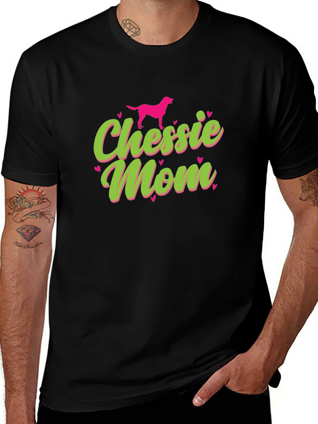 Chessie Mom T-Shirt - Dog Lover Gift