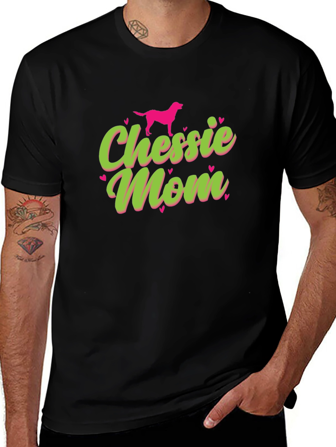Chessie Mom T-Shirt - Dog Lover Gift